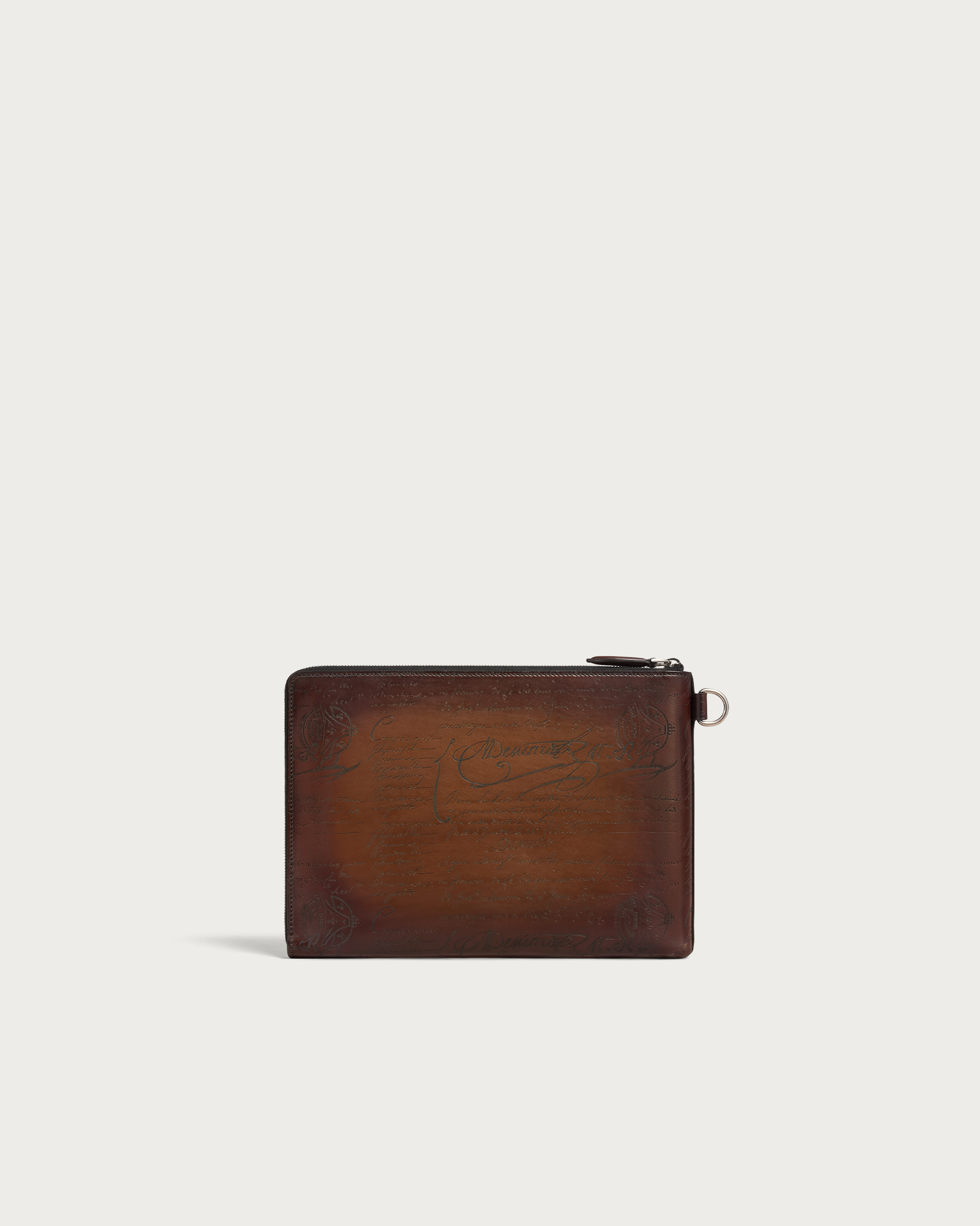 バッグ BERLUTI NINO Patina Leather Clutch Bag M235694_nino-gm-clutch_cacao-