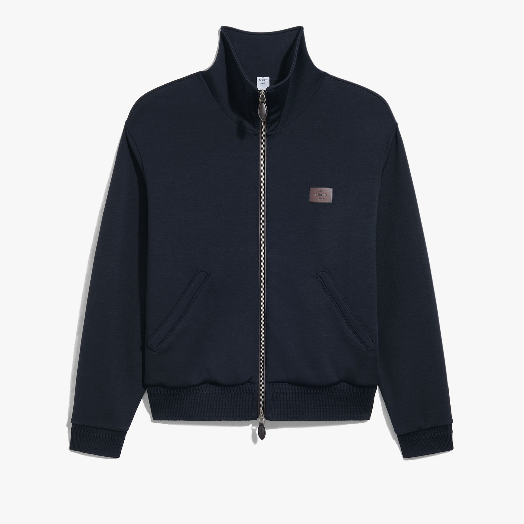 Wool Tracksuit Blouson, COLD NIGHT BLUE, hi-res