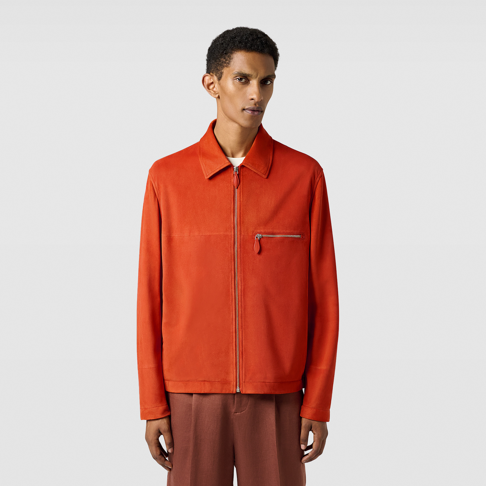 Berluti スエードニット切り替えブルゾン