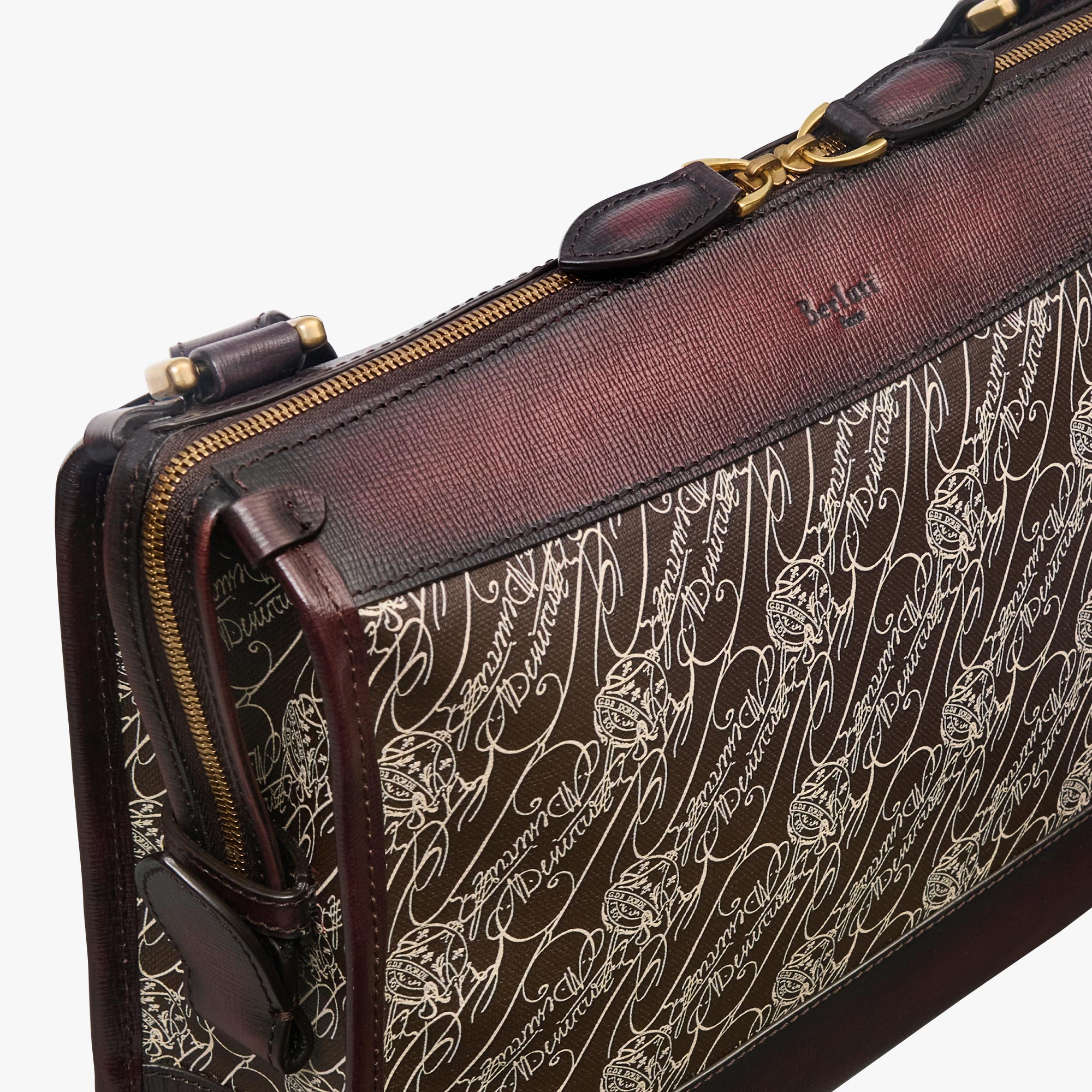 Toile Marbeuf Duffle Bag in Brown - Berluti