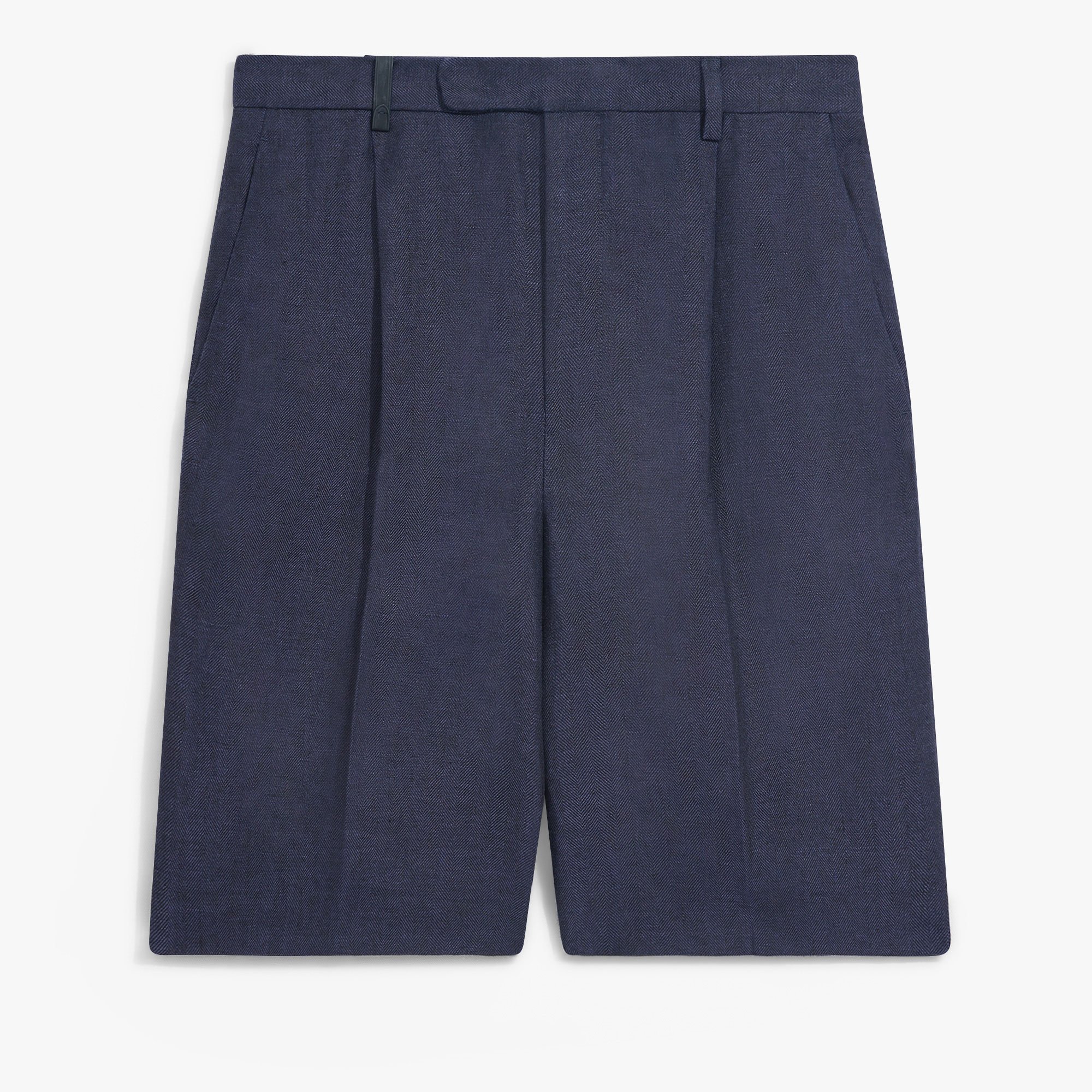 Formal Pleated Shorts, SHADES OF BLUE  , hi-res