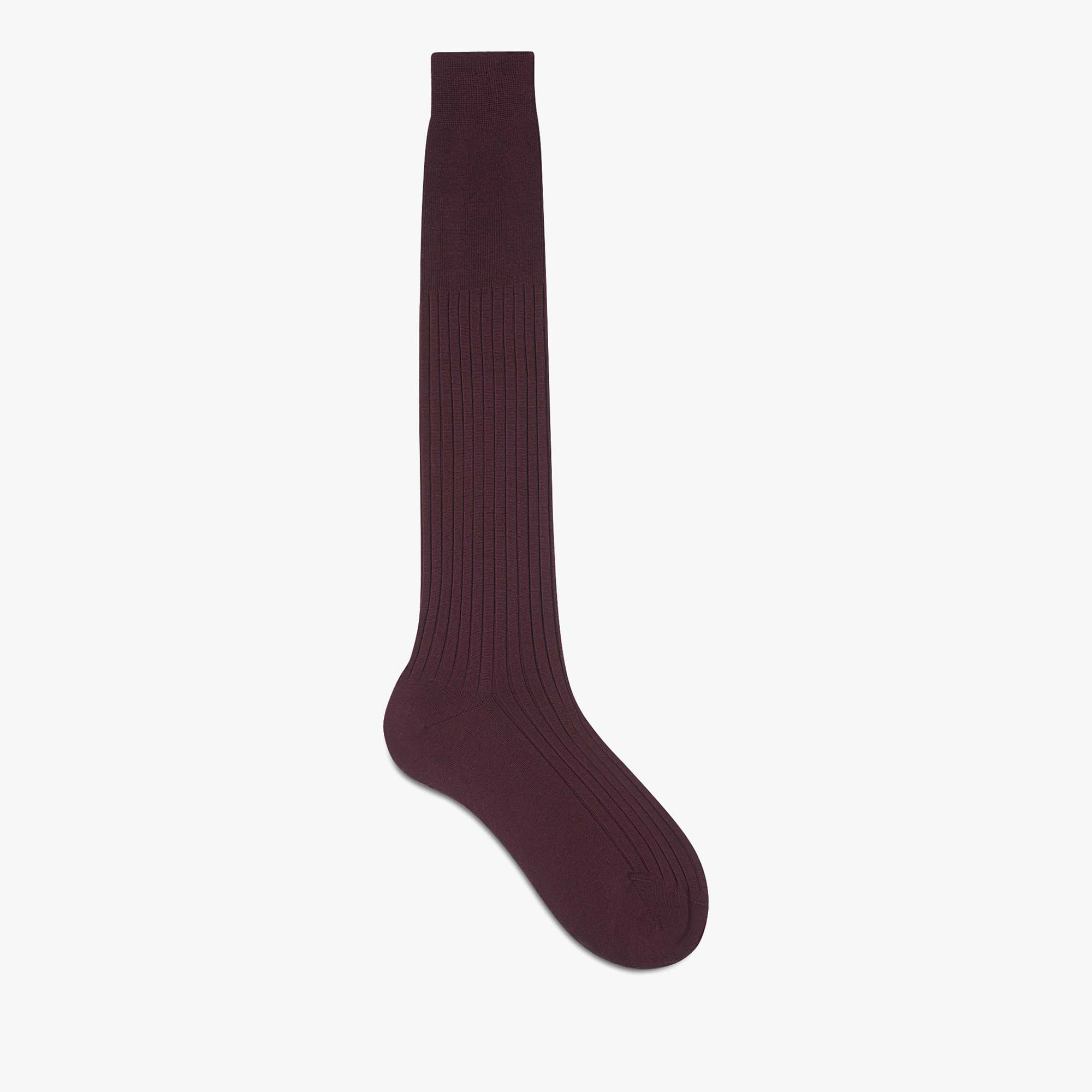 Long Socks, BURGUNDY, hi-res