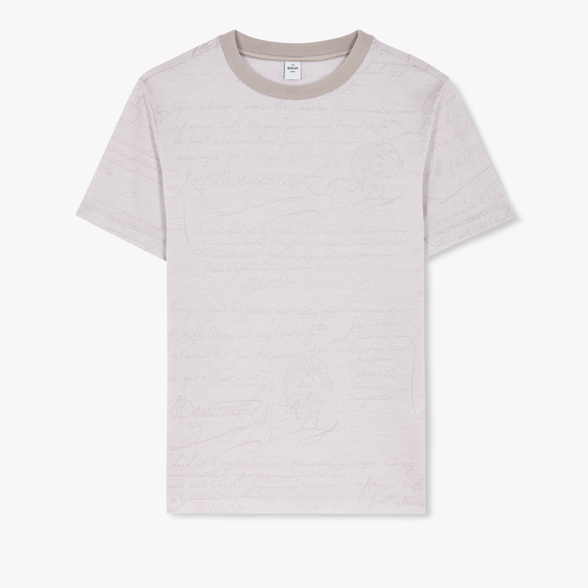 All Over Scritto Jacquard T-Shirt
