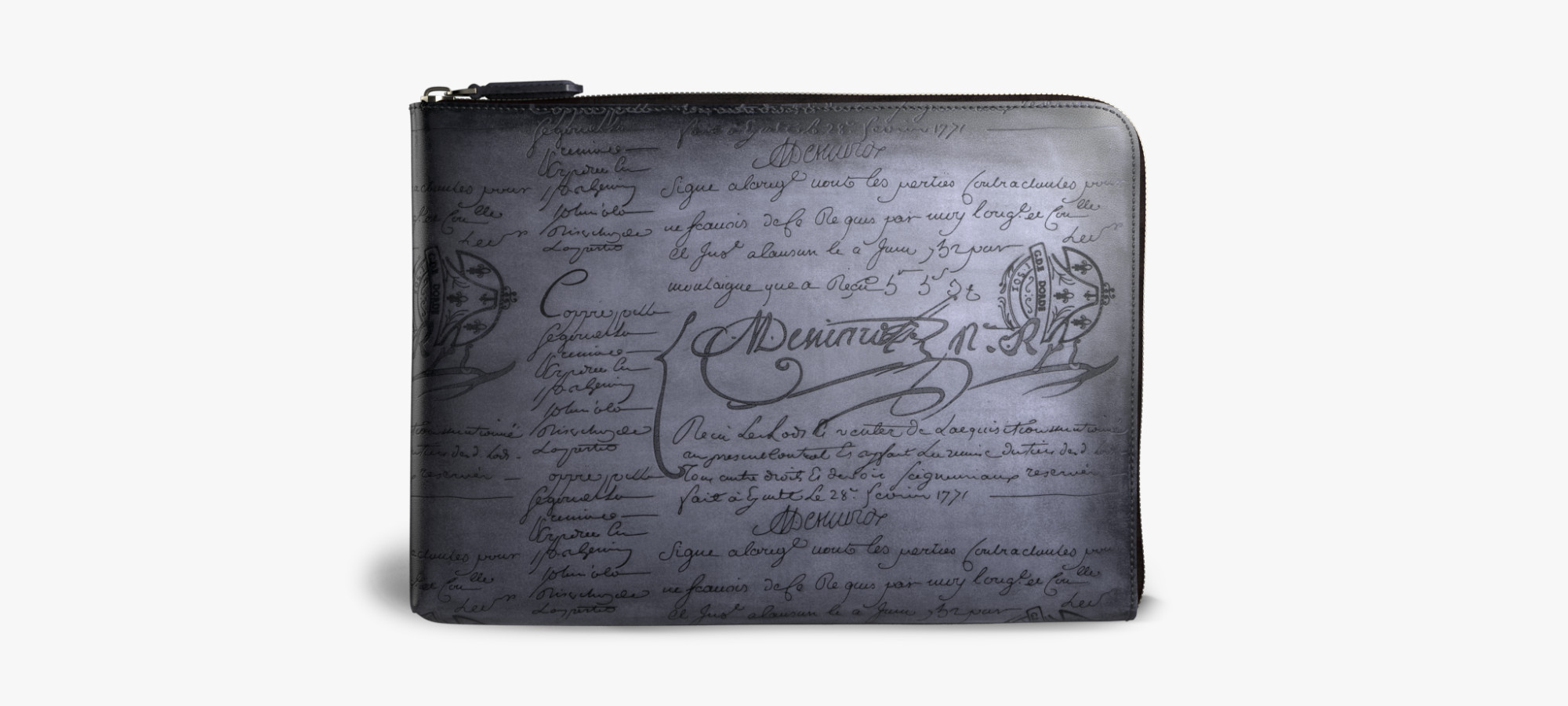 Nino GM Scritto Leather Clutch | Berluti CZ
