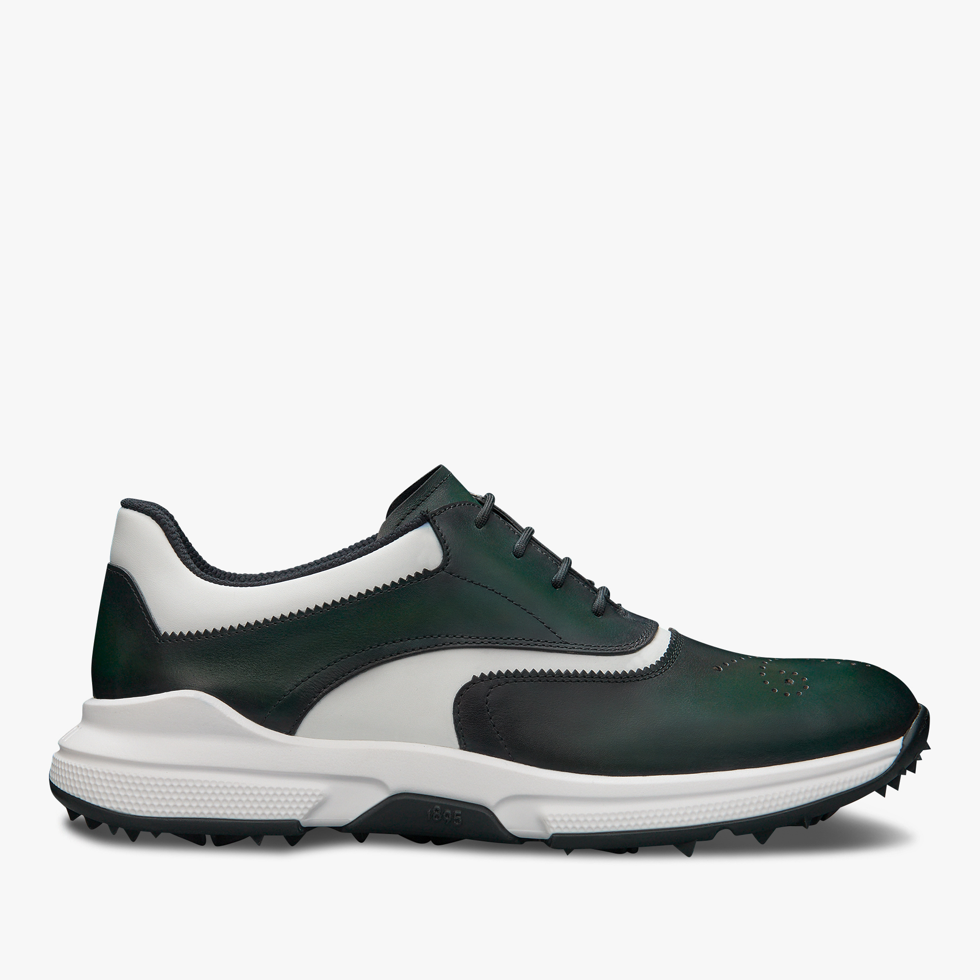 Swing Leather Golf Shoe, NERO VERDE, hi-res