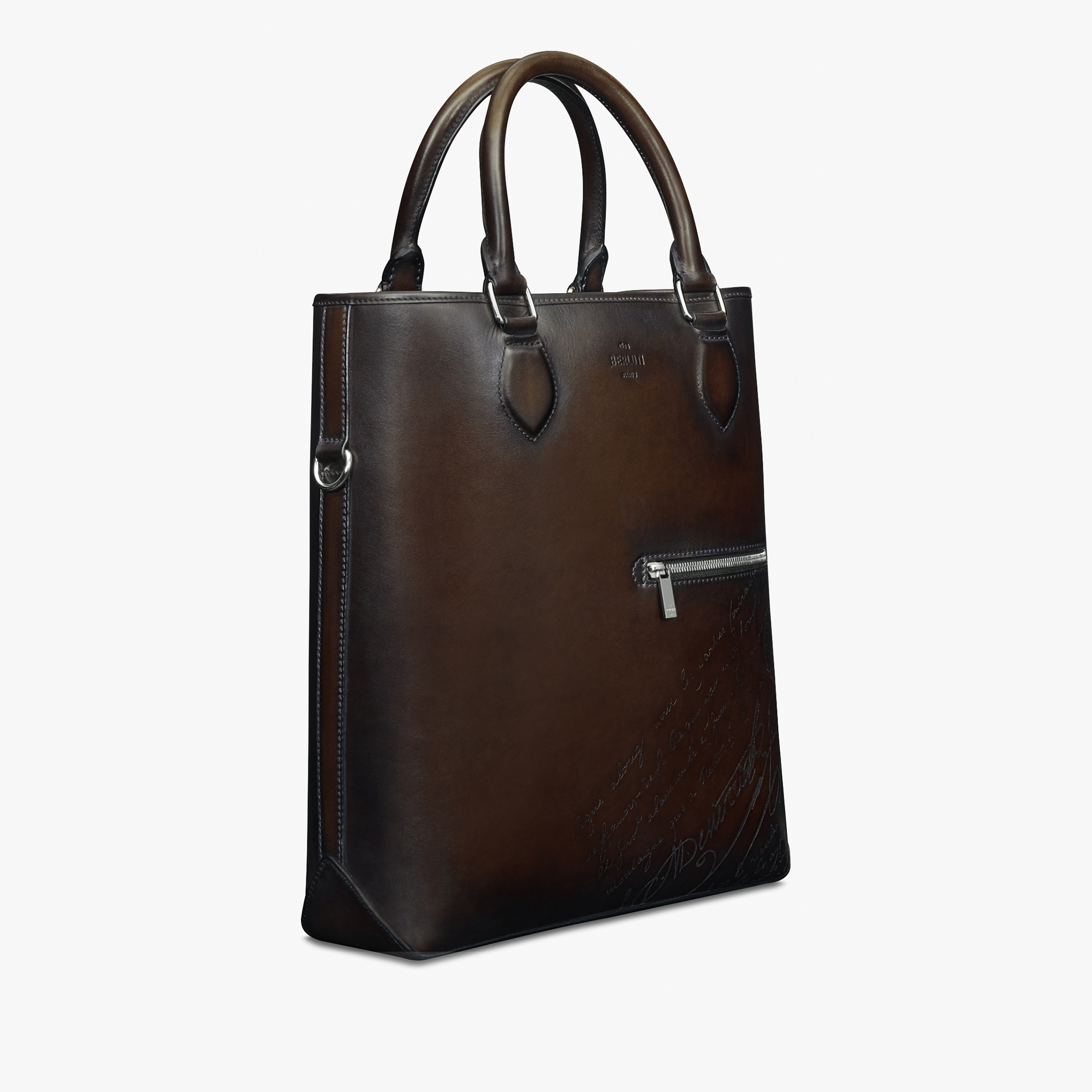 新販売センター Berluti 国内正規品 スクリット柄 レザートートバッグ 