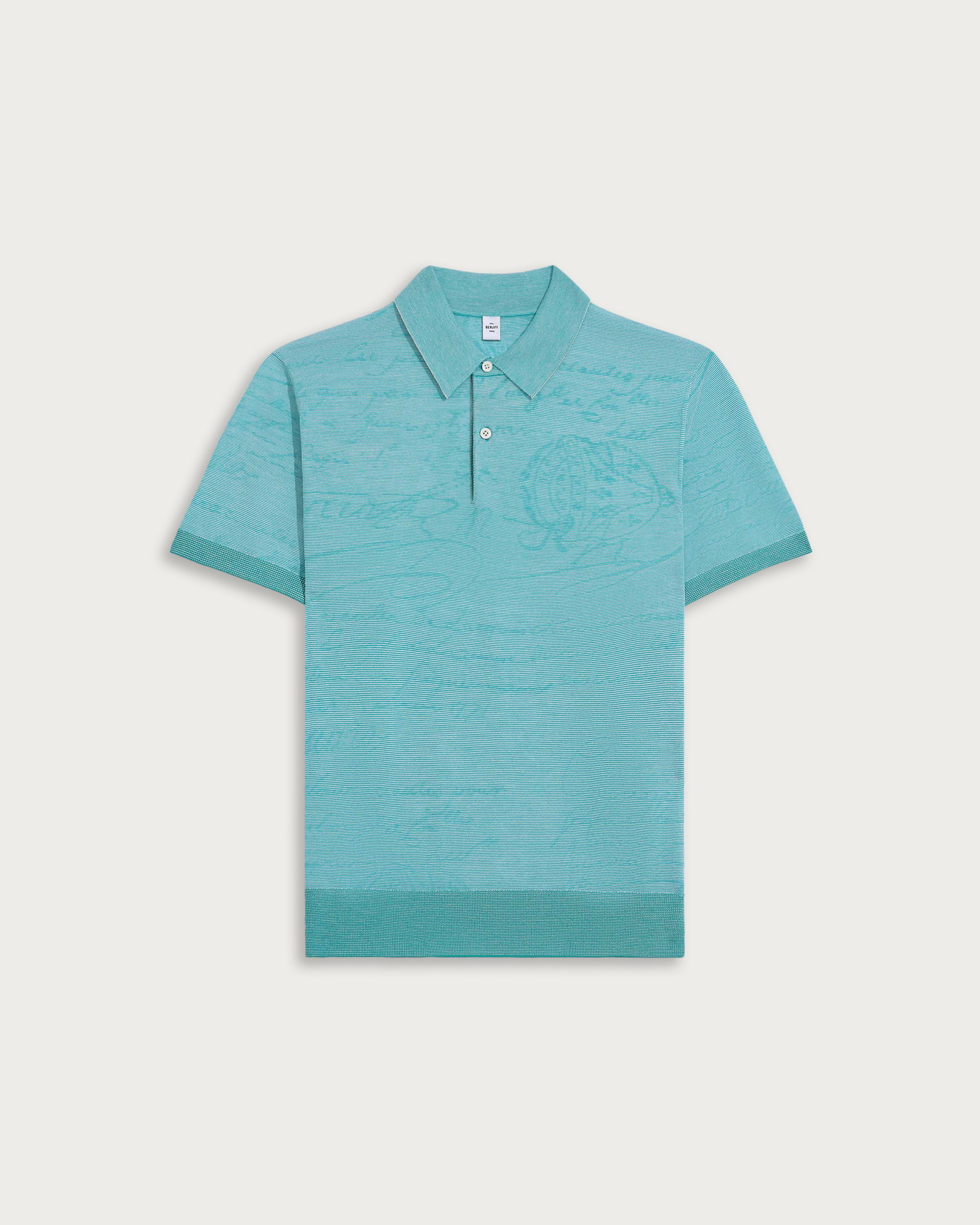 Light Scritto Pattern Polo