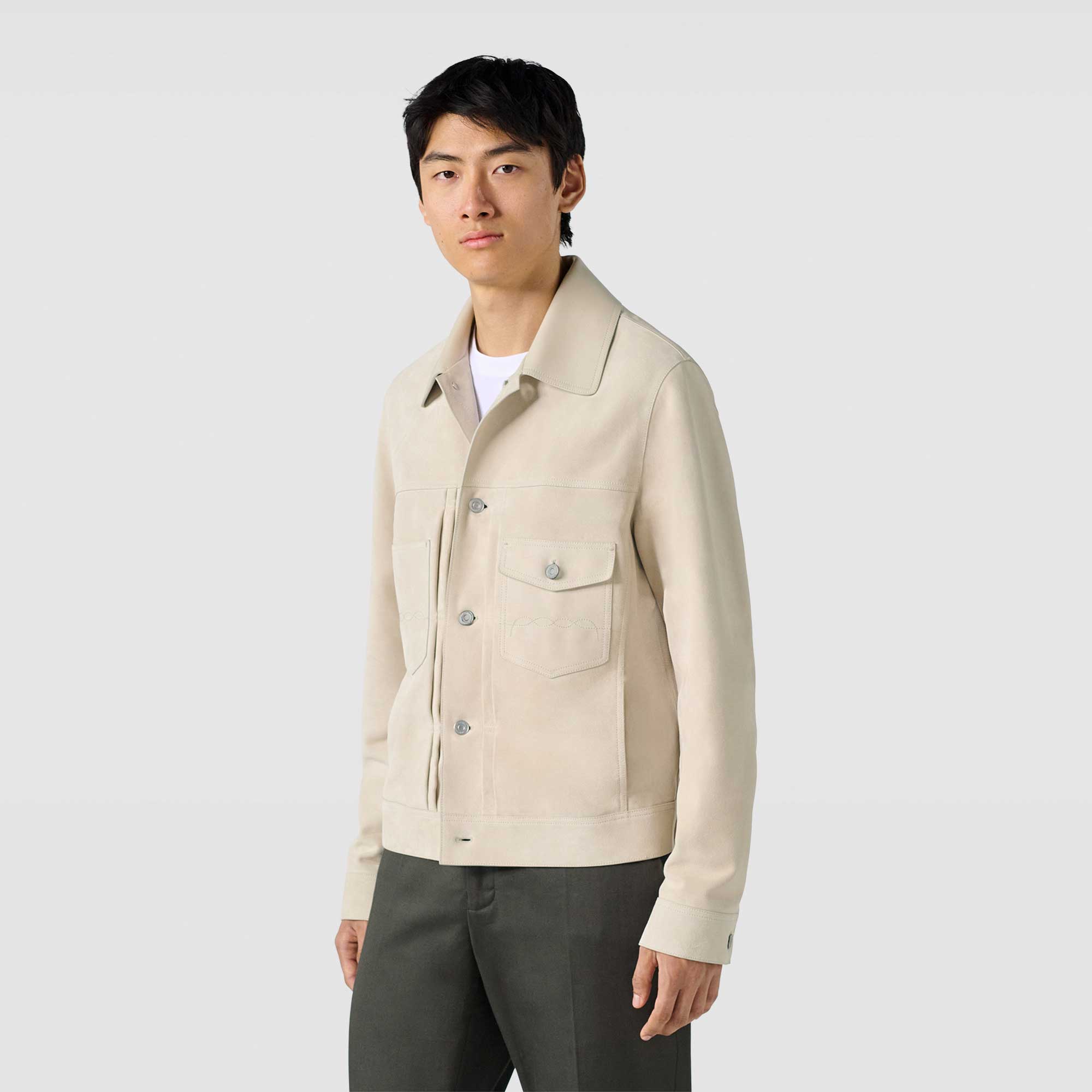 Suede Denim Jacket Berluti CA