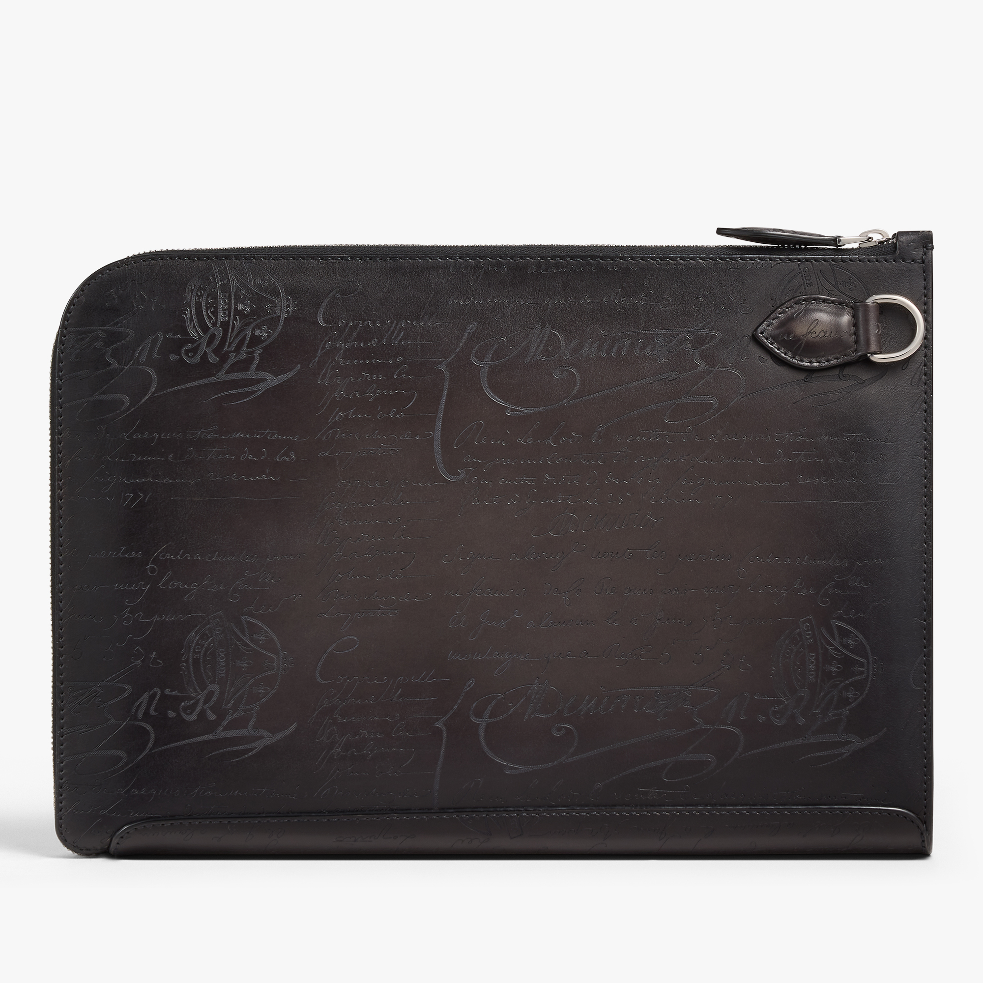 【Berluti】全2色 Dring Nino Tgm Scritto レザークラッチバッグ Berluti】全2色 Dring Nino Tgm Scritto レザークラッチバッグ
