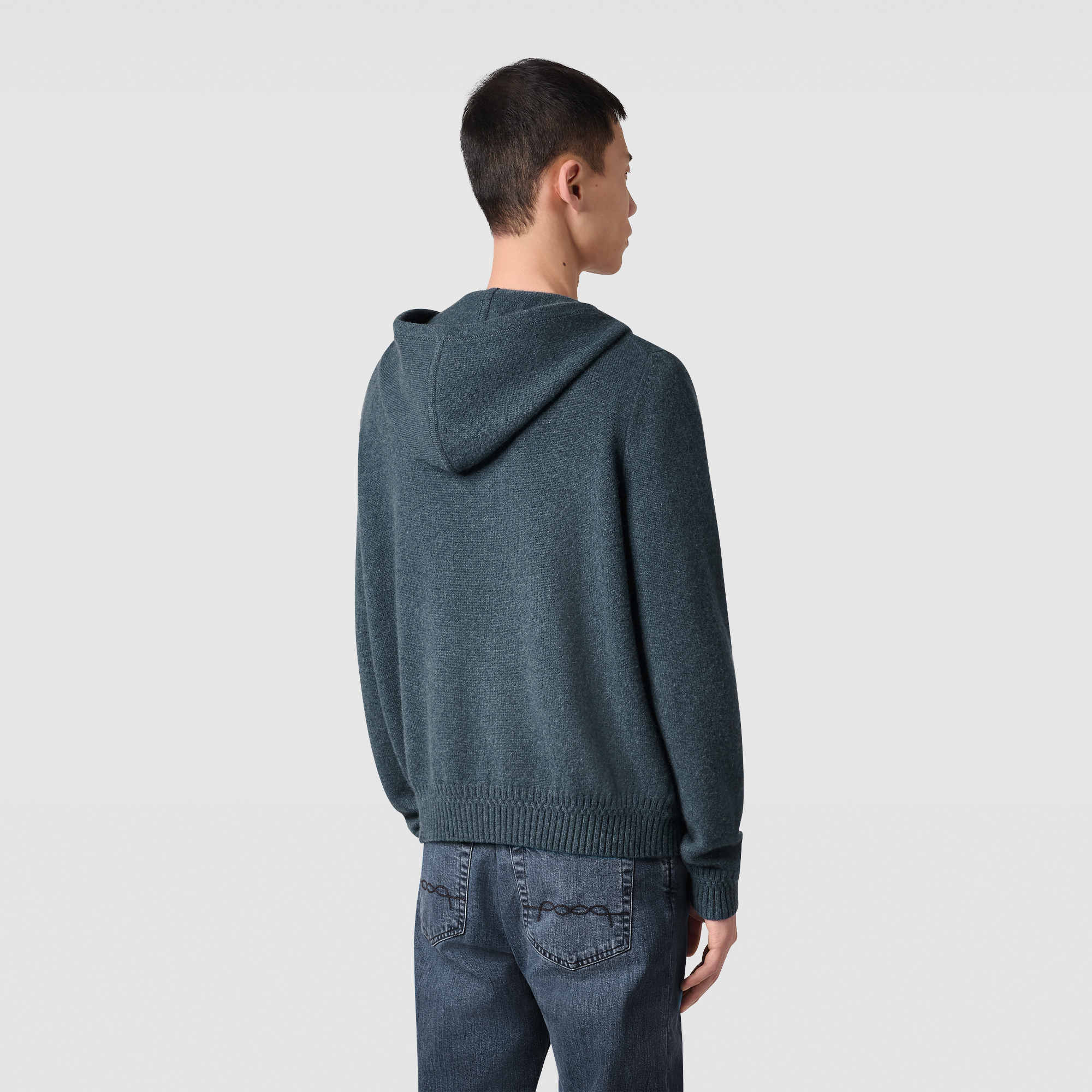 Classic Cashmere Zip up Hoodie