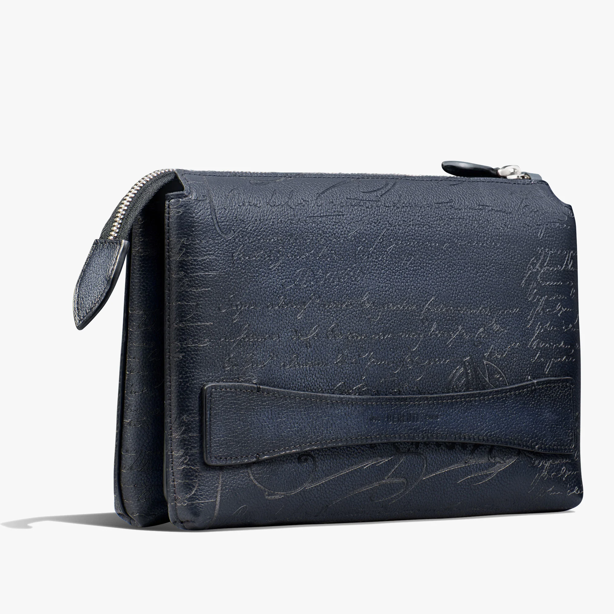 Tersio Scritto Leather Pouch | Berluti US