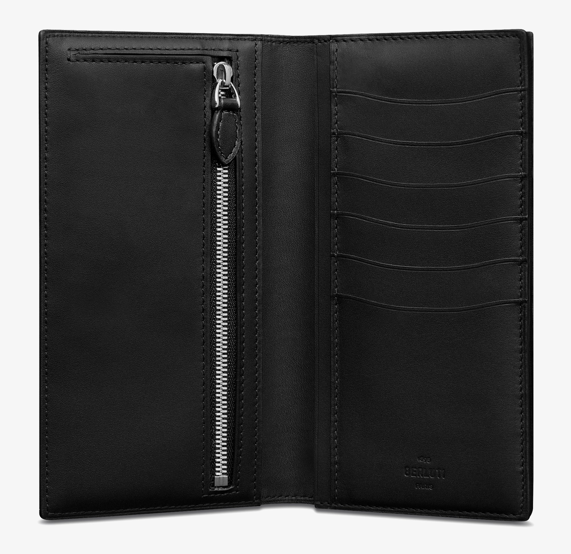 Berluti 二つ折り財布 ブラック レザー BERLUTI(ベルルッティ) / 2つ折り財布/レザー/BRW/メンズ | 中古