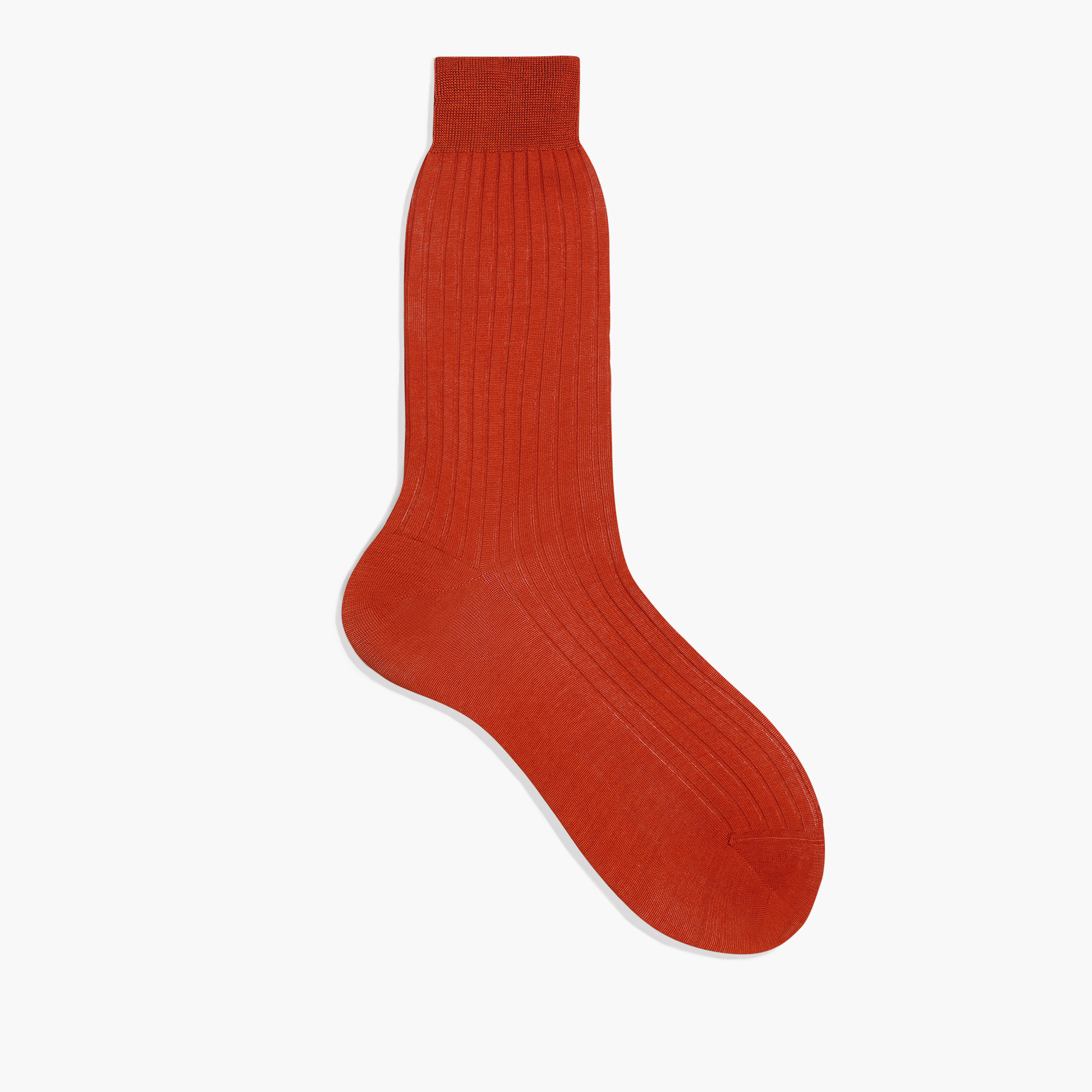 Classic Plain Socks , BRIGHT CORAL, hi-res