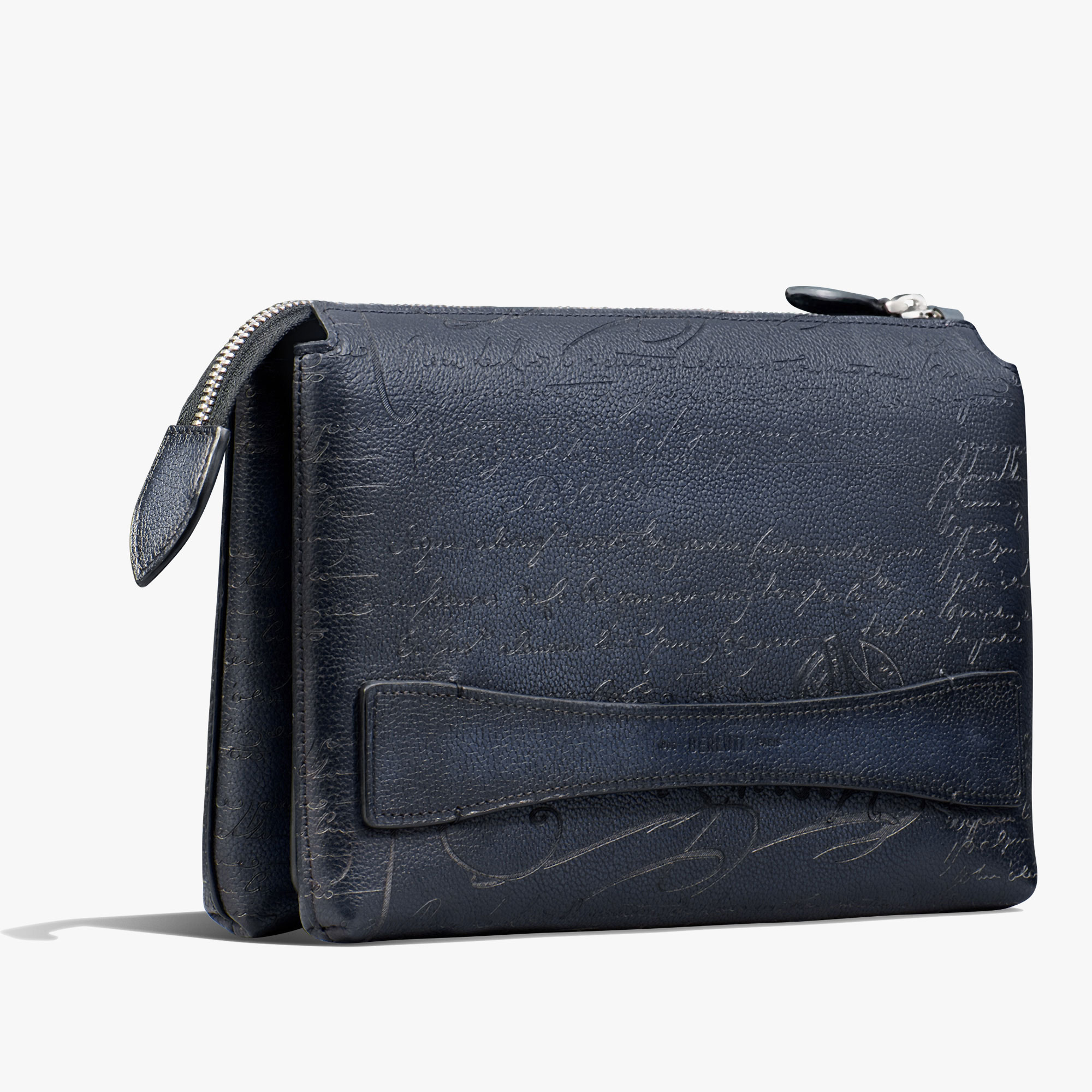 Tersio Scritto Leather Pouch Berluti KW