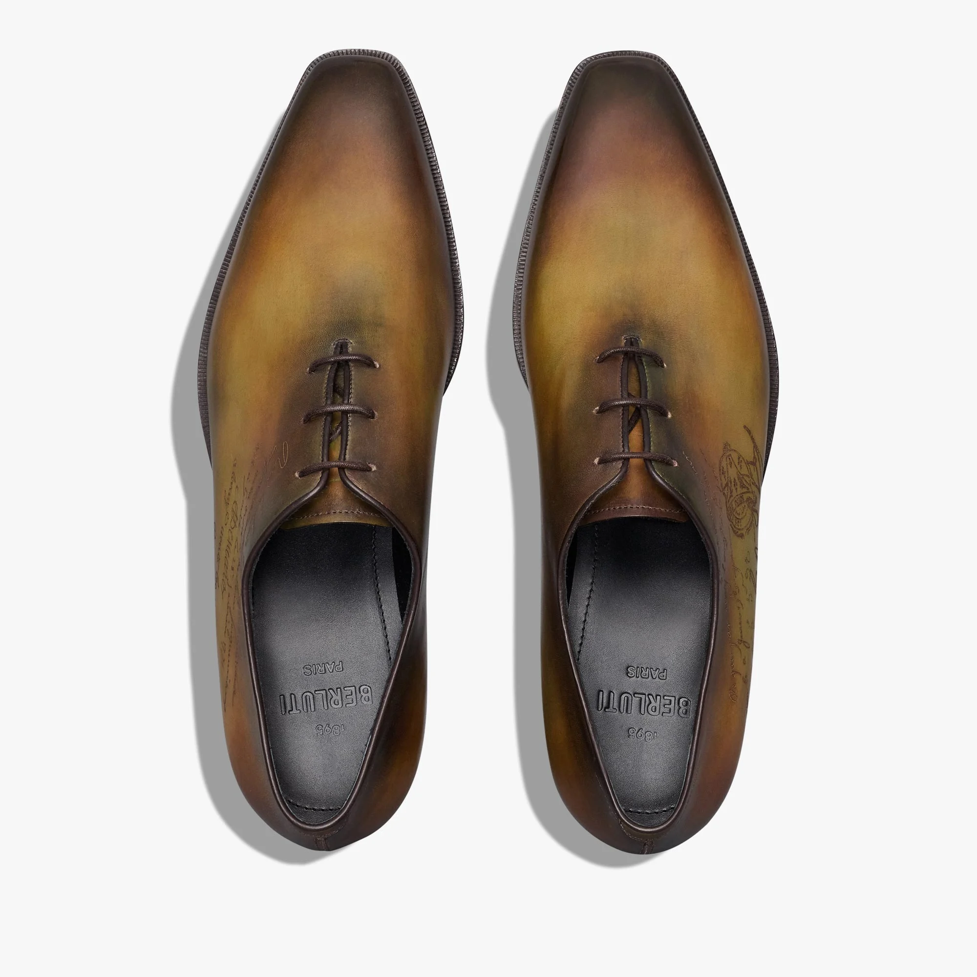 ドレスシューズ・革靴・ビジネスシューズ BERLUTI DEMESURE OXFORD SHOES IN GRAINY LEATHER Alessandro Démesure Flex Leather Oxford | Berluti US