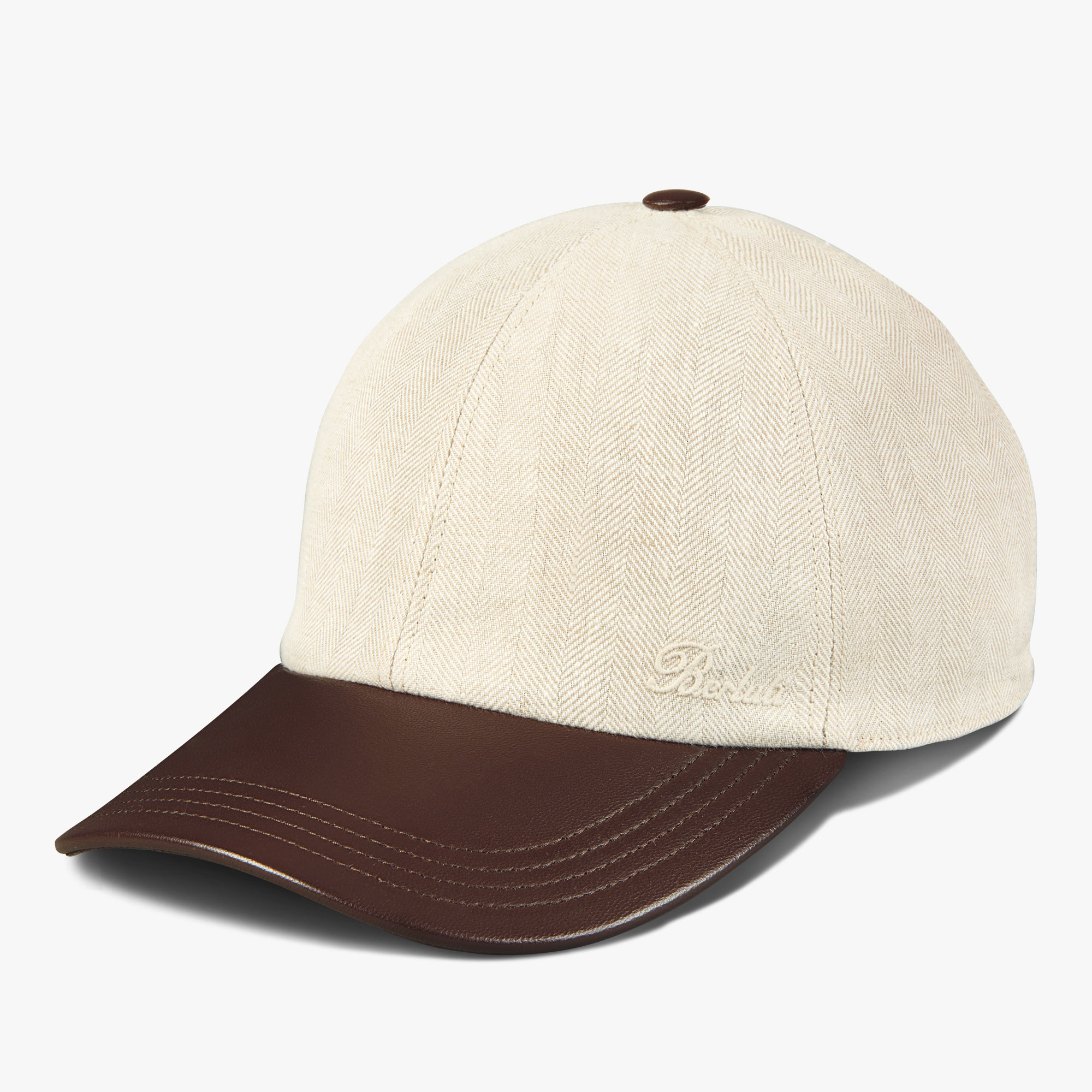 Linen Baseball Cap, SHADES OF BEIGE , hi-res
