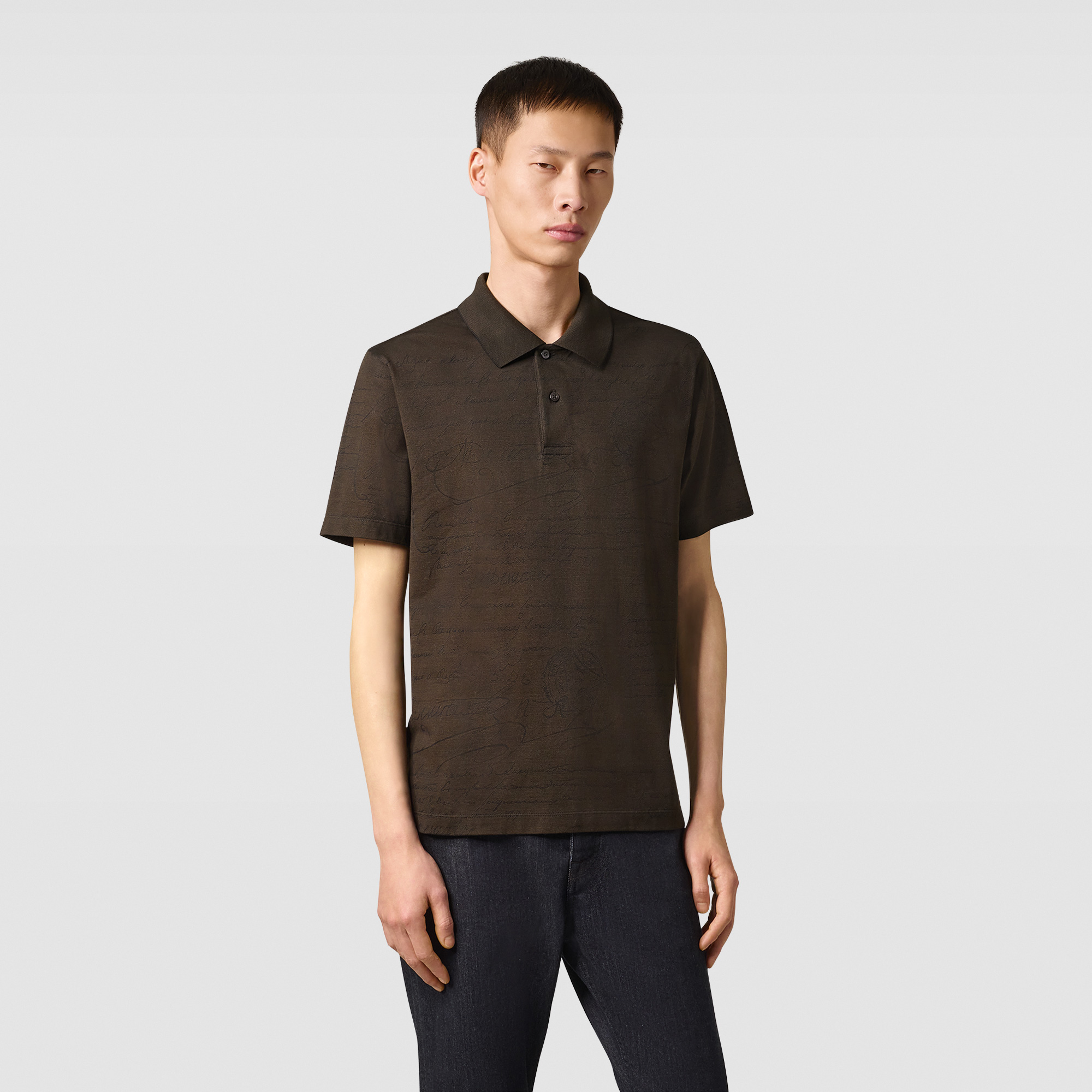 未使用級 L◎BERLUTI ベルルッティ ポロニット 半袖ポロシャツ