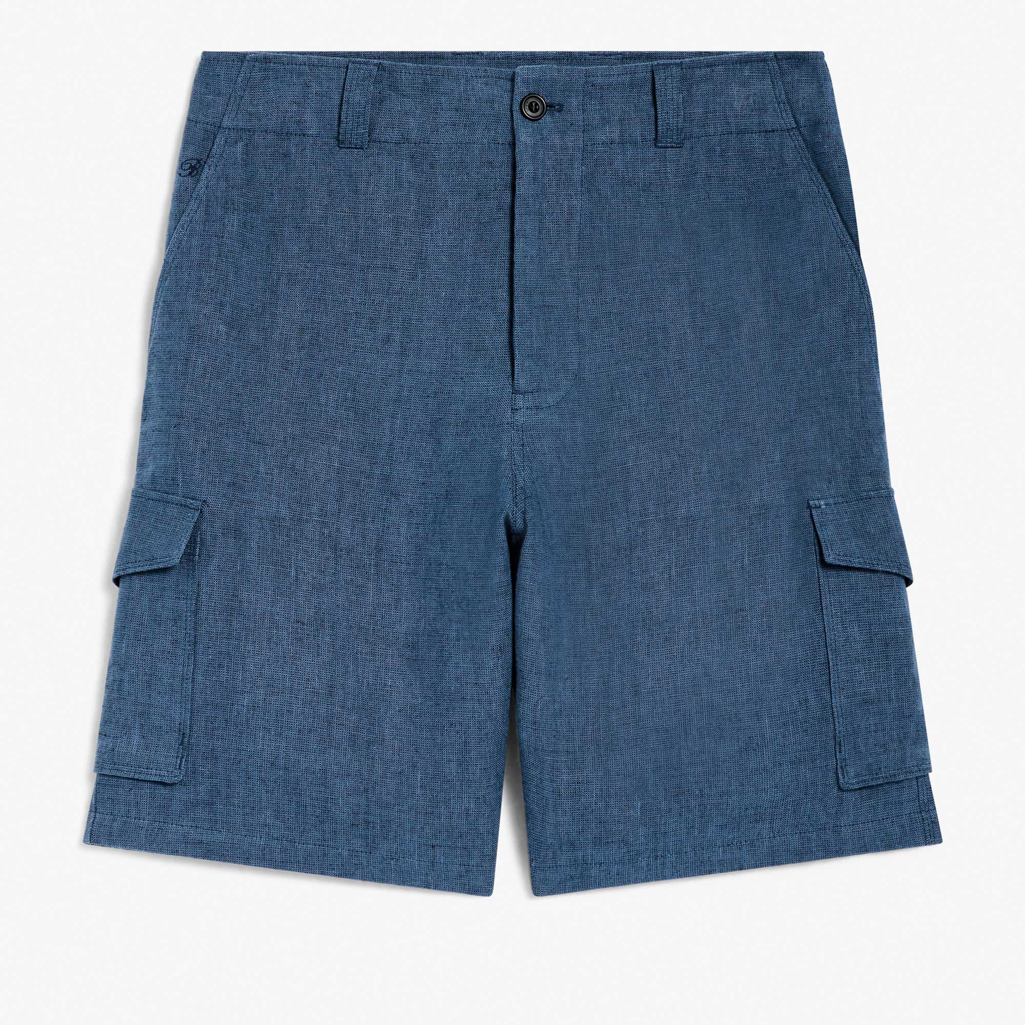 Short Cargo, BLEU DE SMALT, hi-res