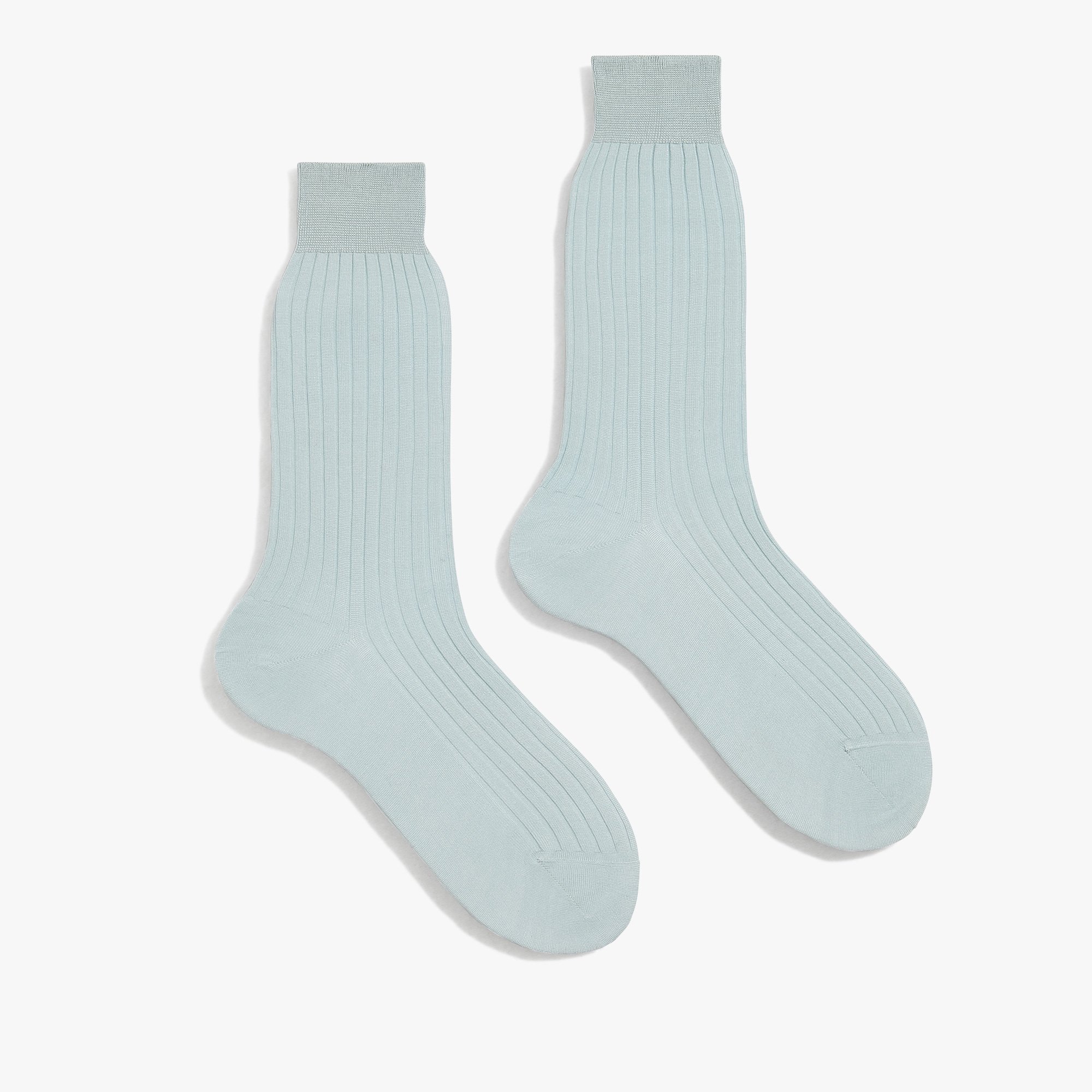 Classic Plain Socks , GLACIAL BLUE, hi-res