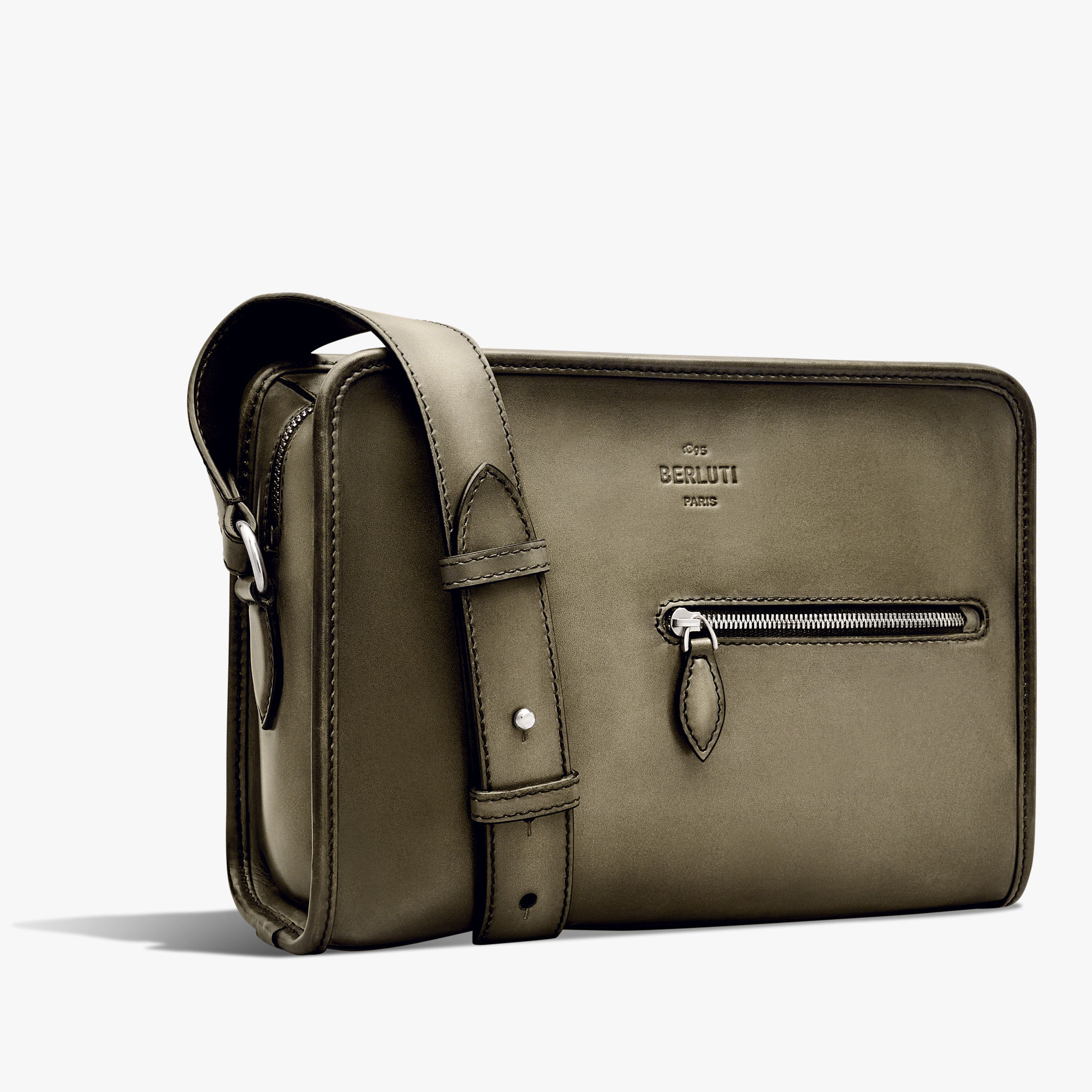 Journalier Leather Messenger | Berluti