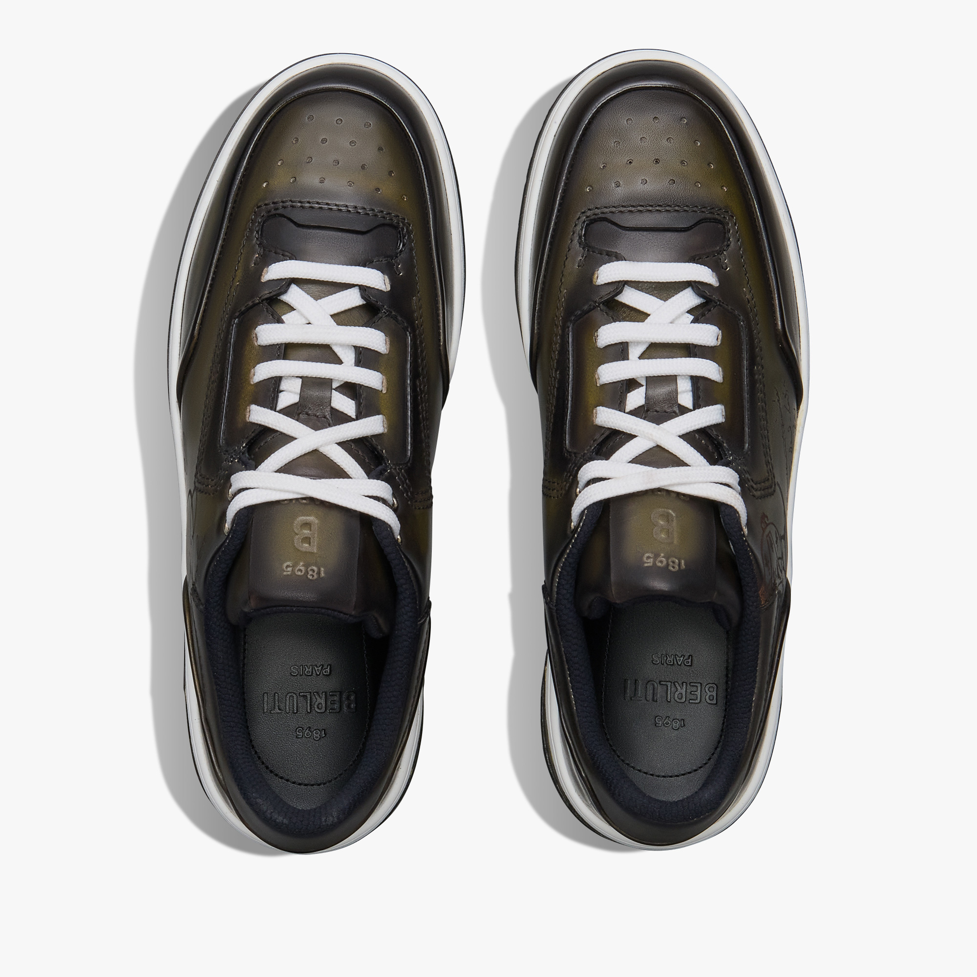 Berluti Parisより プレイオフ スクリット レザースニーカー 2色 Berluti Parisより プレイオフ スクリット レザースニーカー 2色