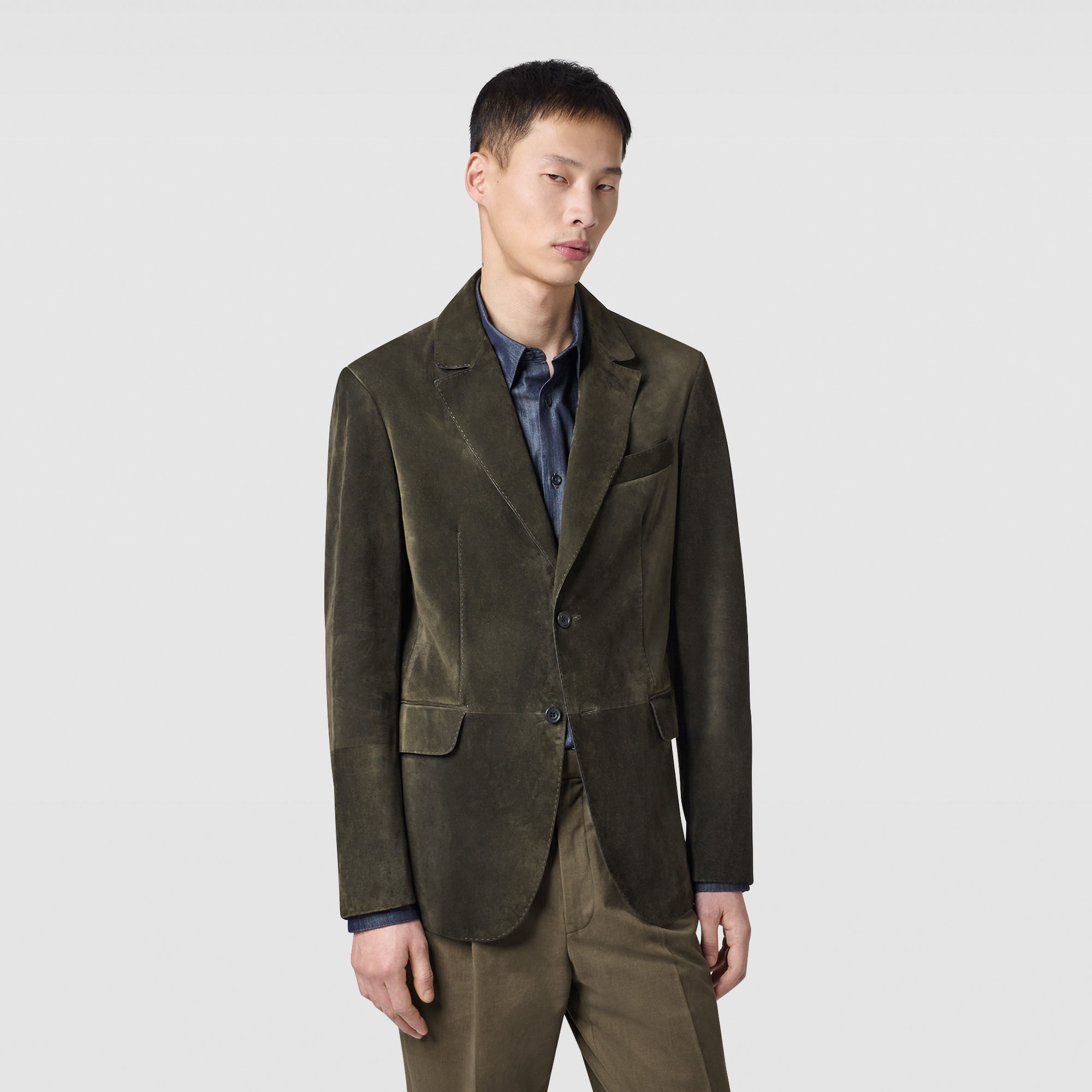 Suede Blazer Berluti AE