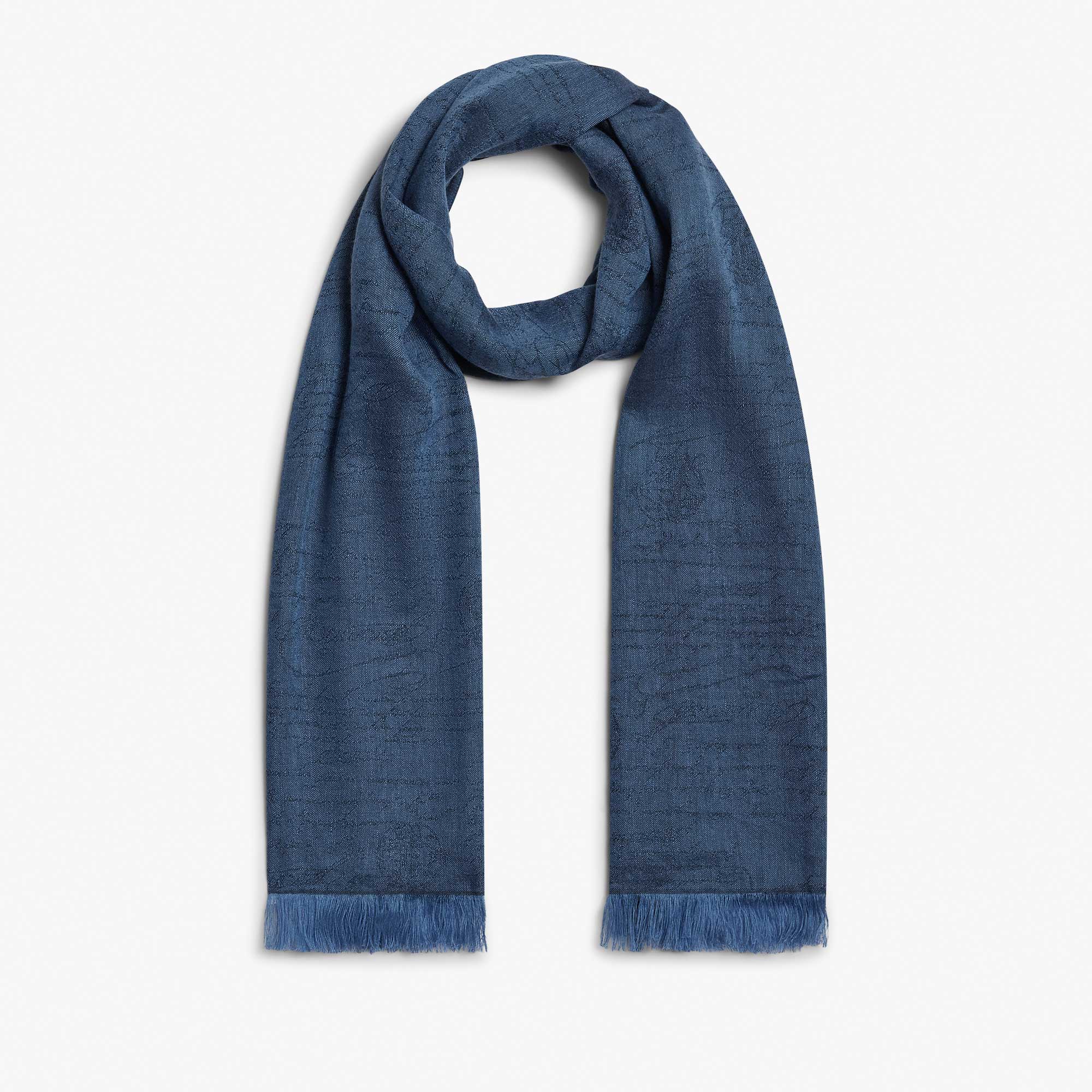 Light Scritto Scarf, BLUE HAWAI, hi-res