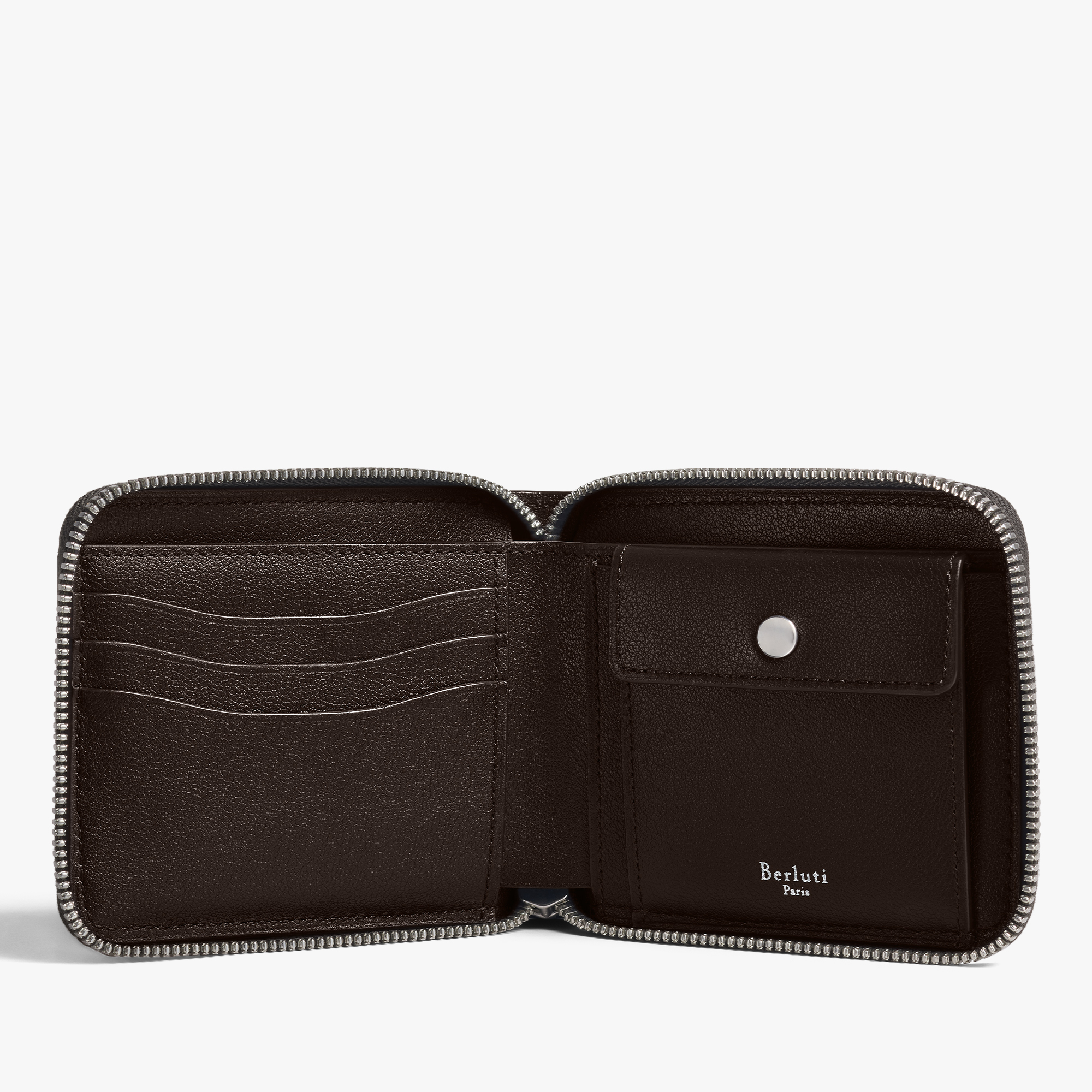 【限定色】Berluti ベルルッティ イタウバ スクエア グラディアント イタウバ ワイド グラディアント スクリットレザー ロング