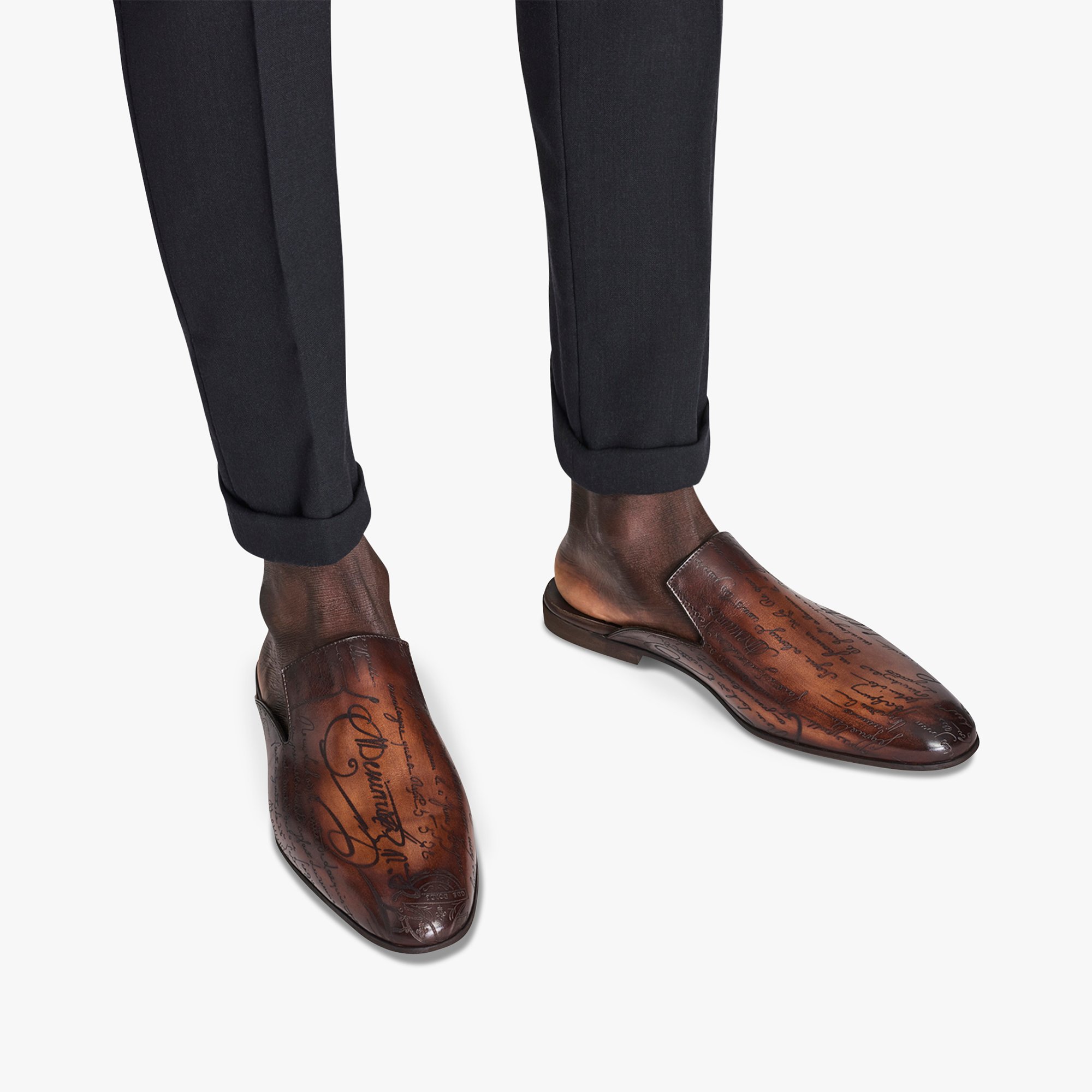 ema high block heel pumps