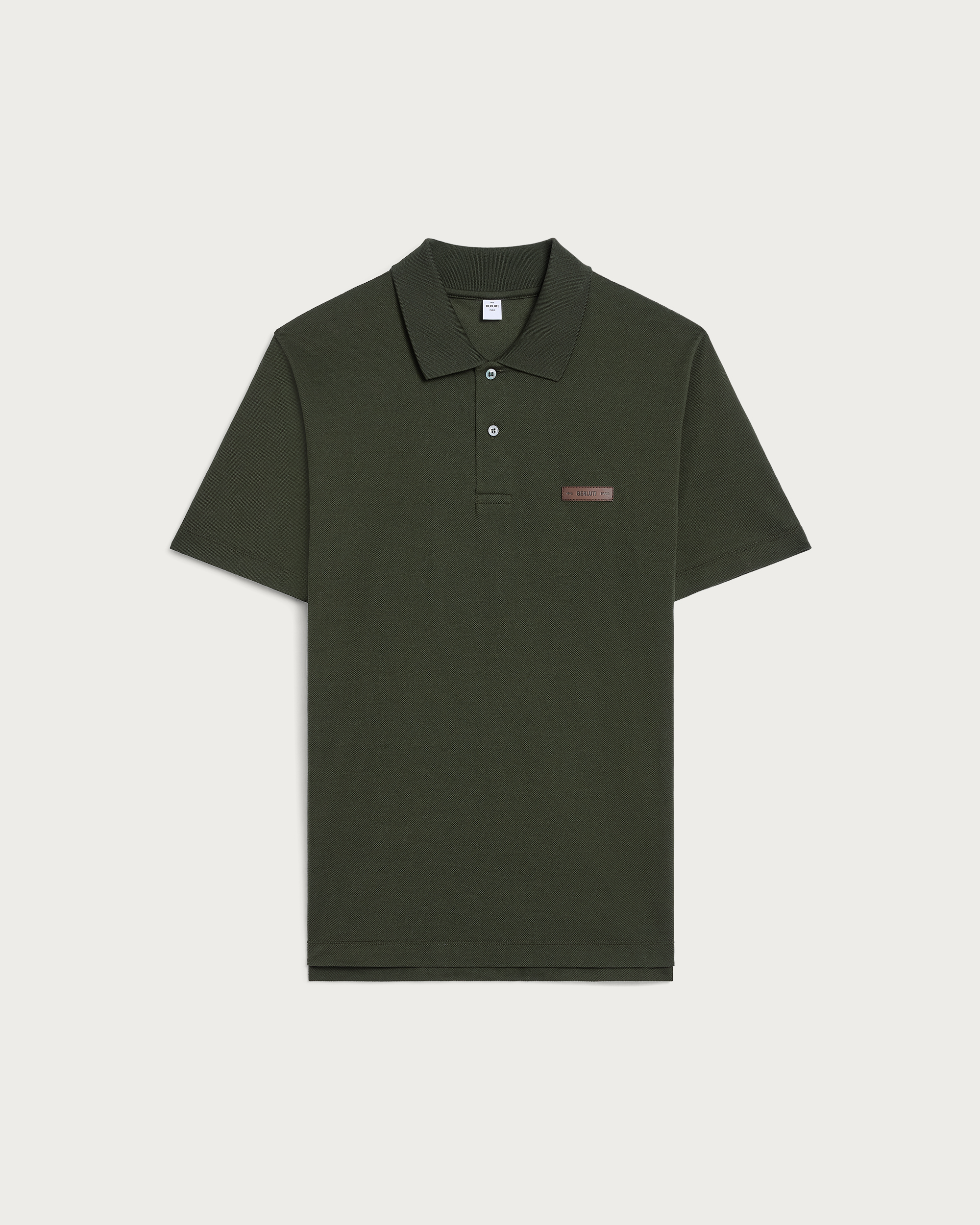 Polo with Leather Detail | Berluti PT