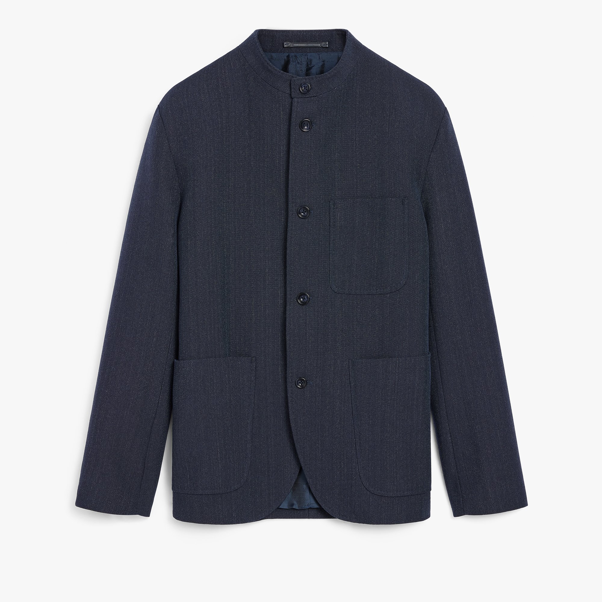 Wool Gabardine Forestière, BLUE INDIGO, hi-res