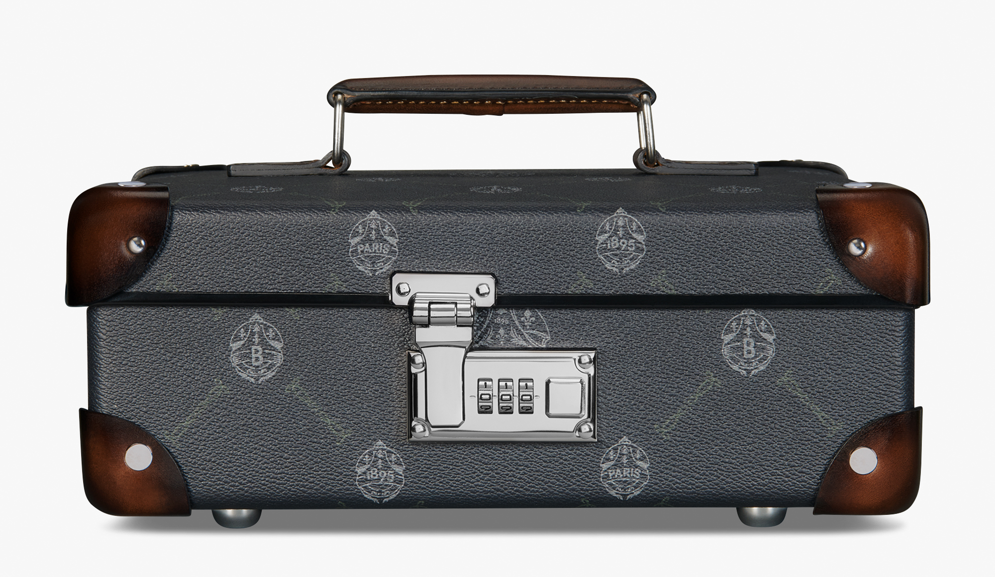 Globe-Trotter Canvas And Leather Shoe Care Kit, BLACK + TDM INTENSO, hi-res