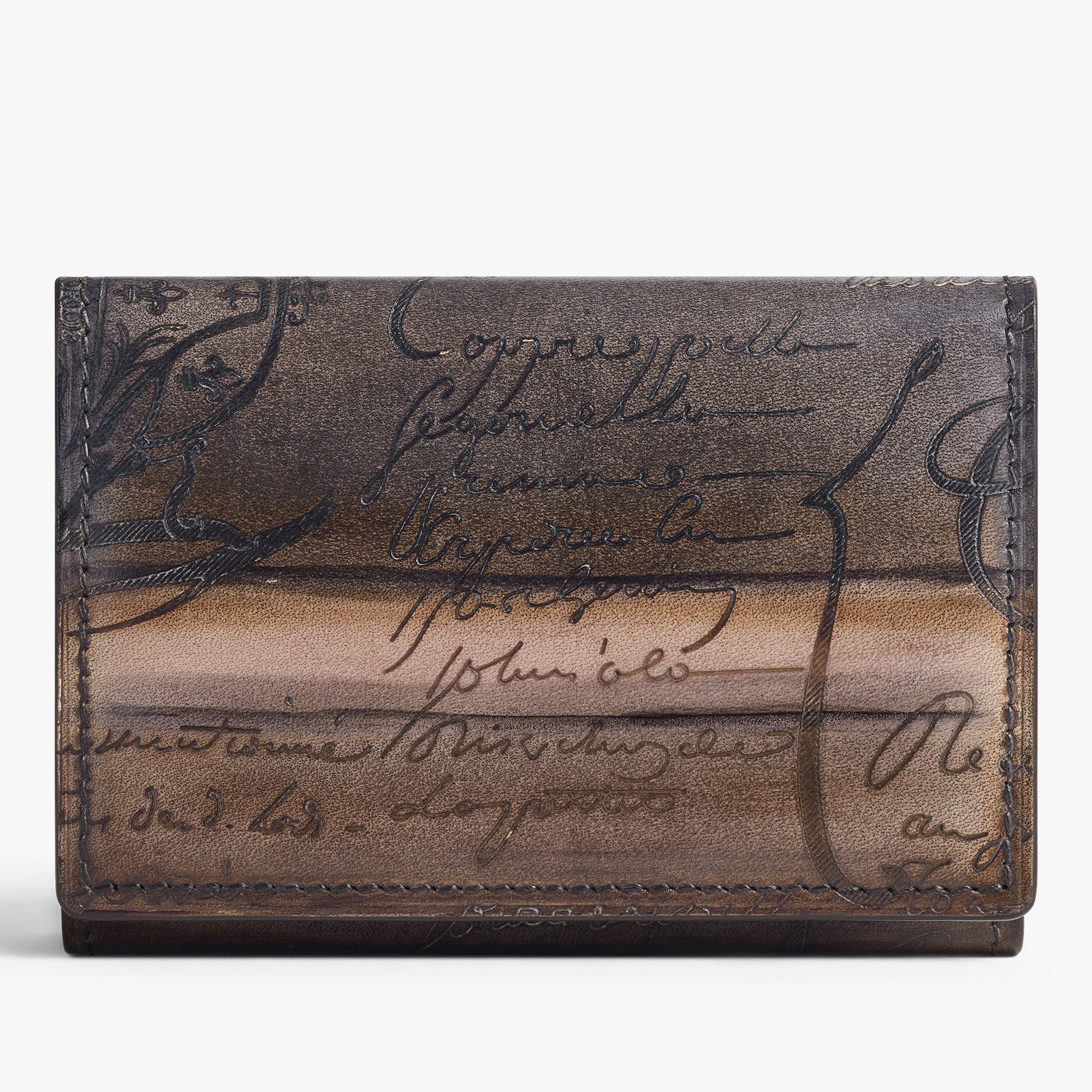 インブイア スクリットレザー カードホルダー, AURORA, hi-res