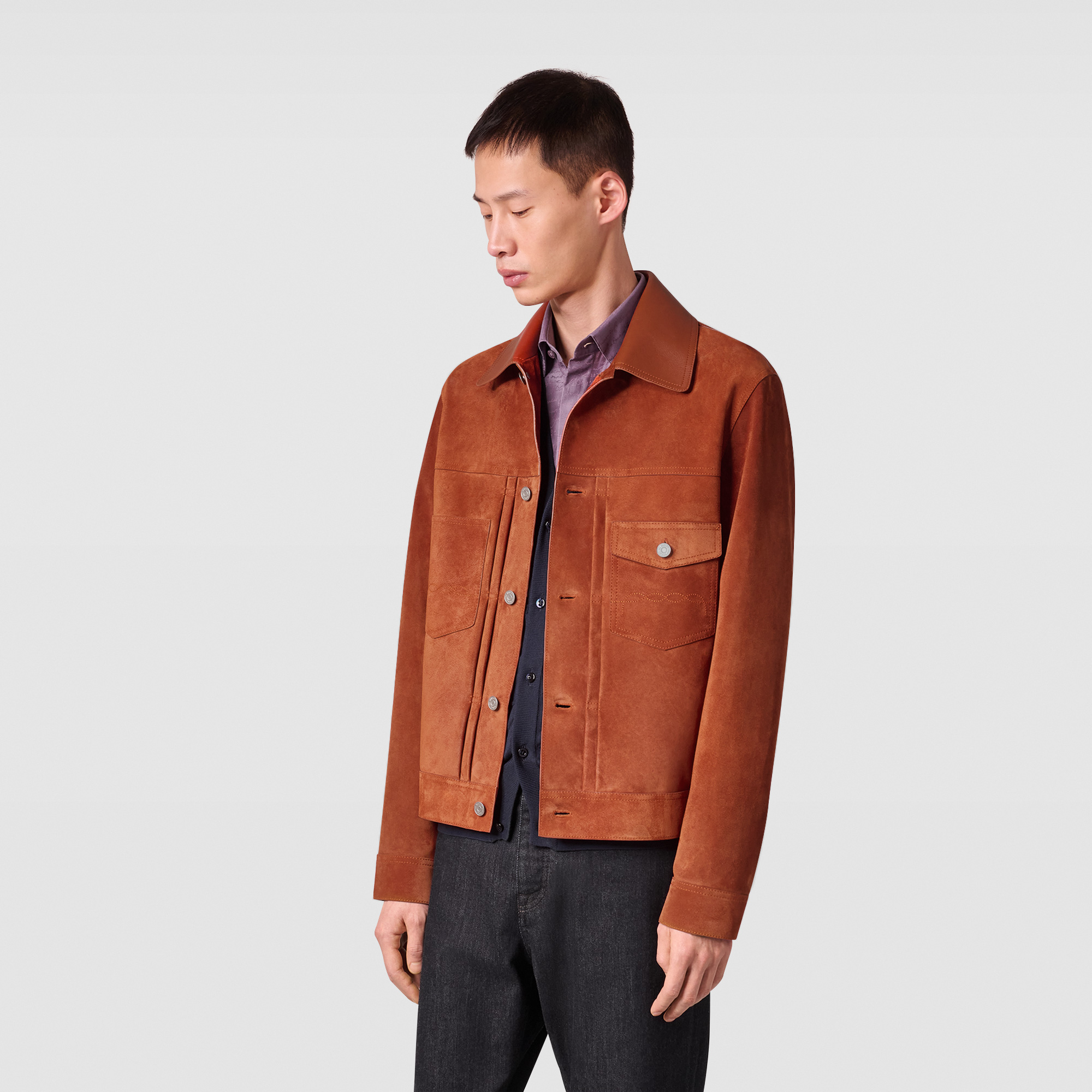 Suede Denim Jacket Berluti AE