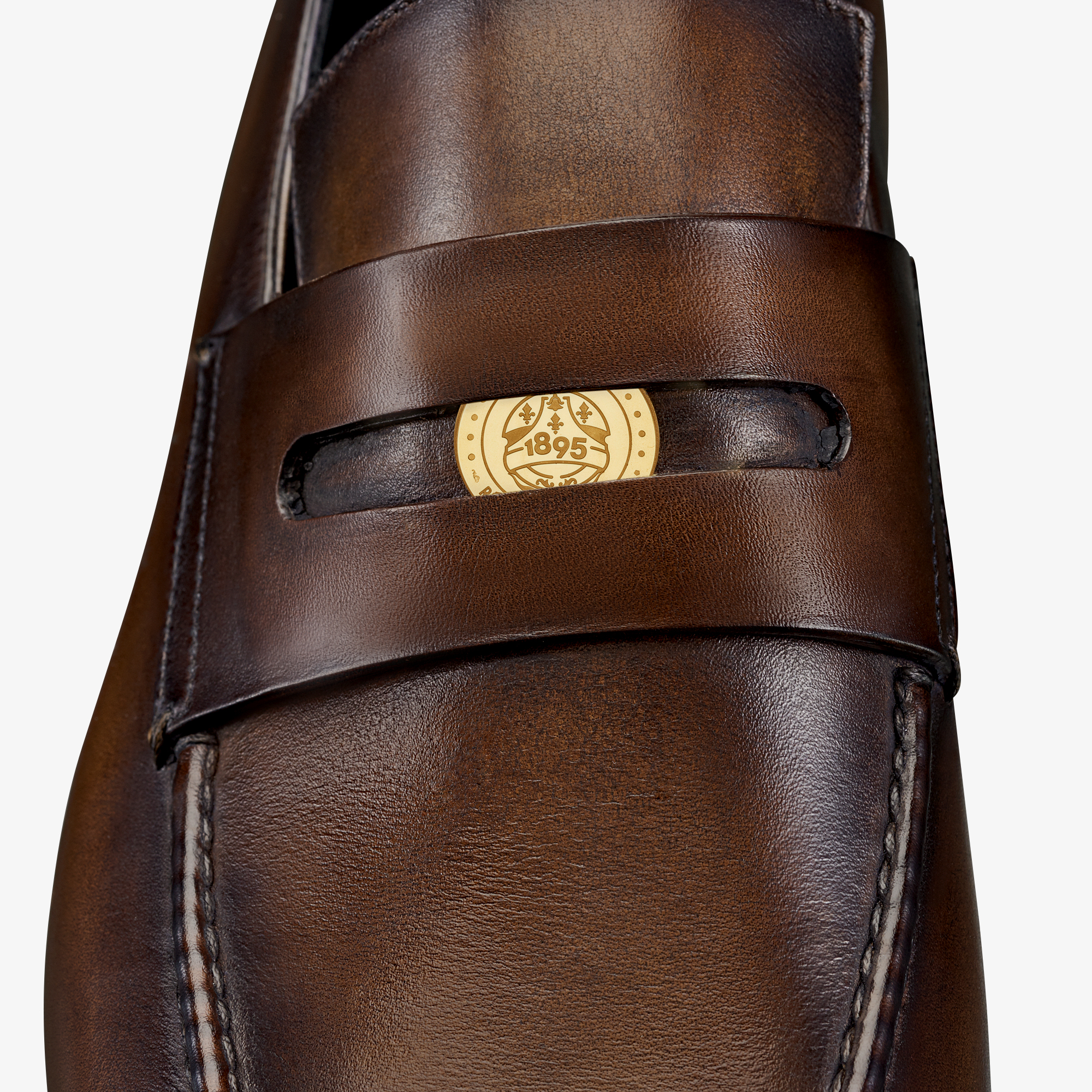 Penny loafers with coin