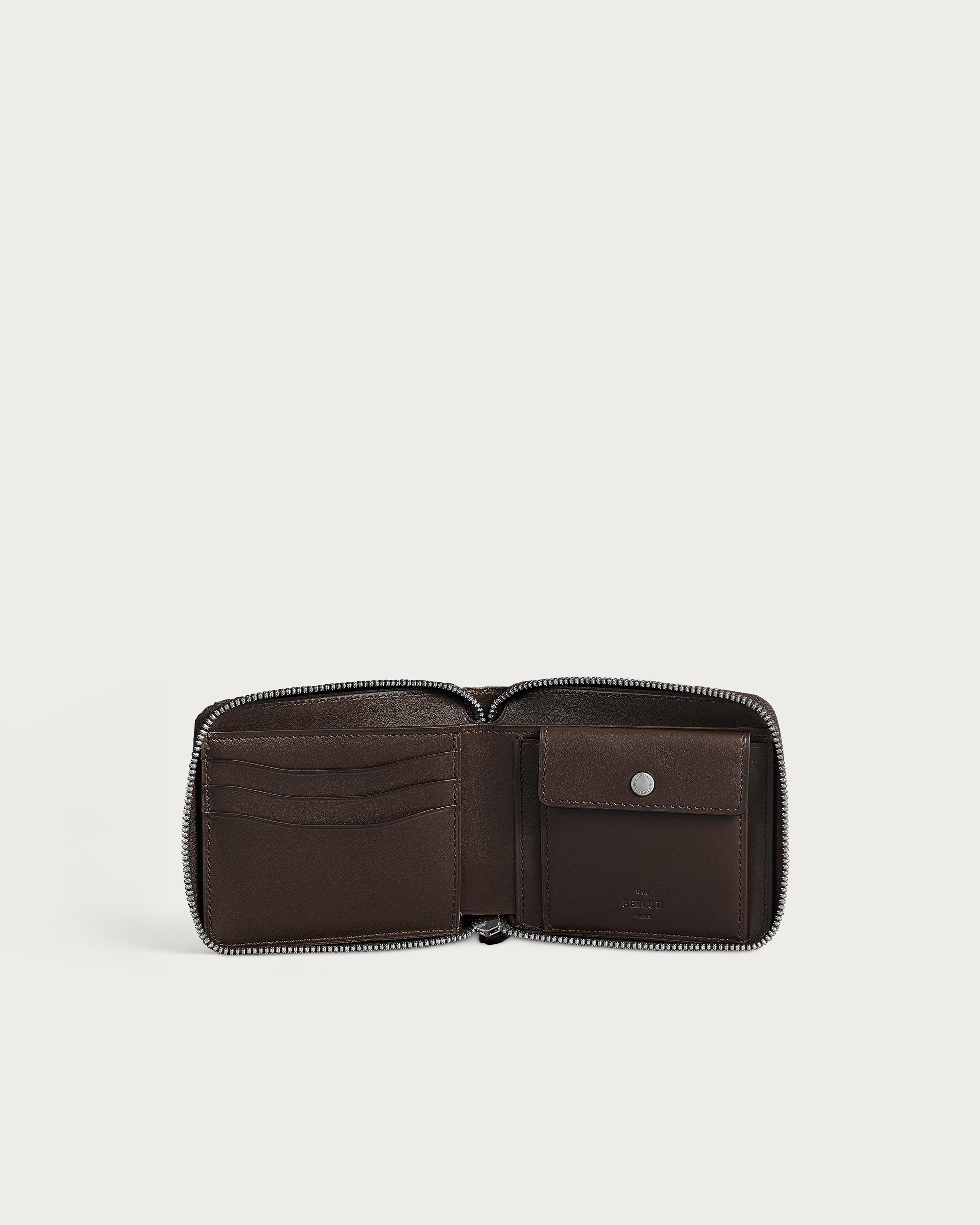 ベルルッティ Berluti  ジップ付きウォレット イタウバ スクエア グラディアント コンパクトジップウォレット