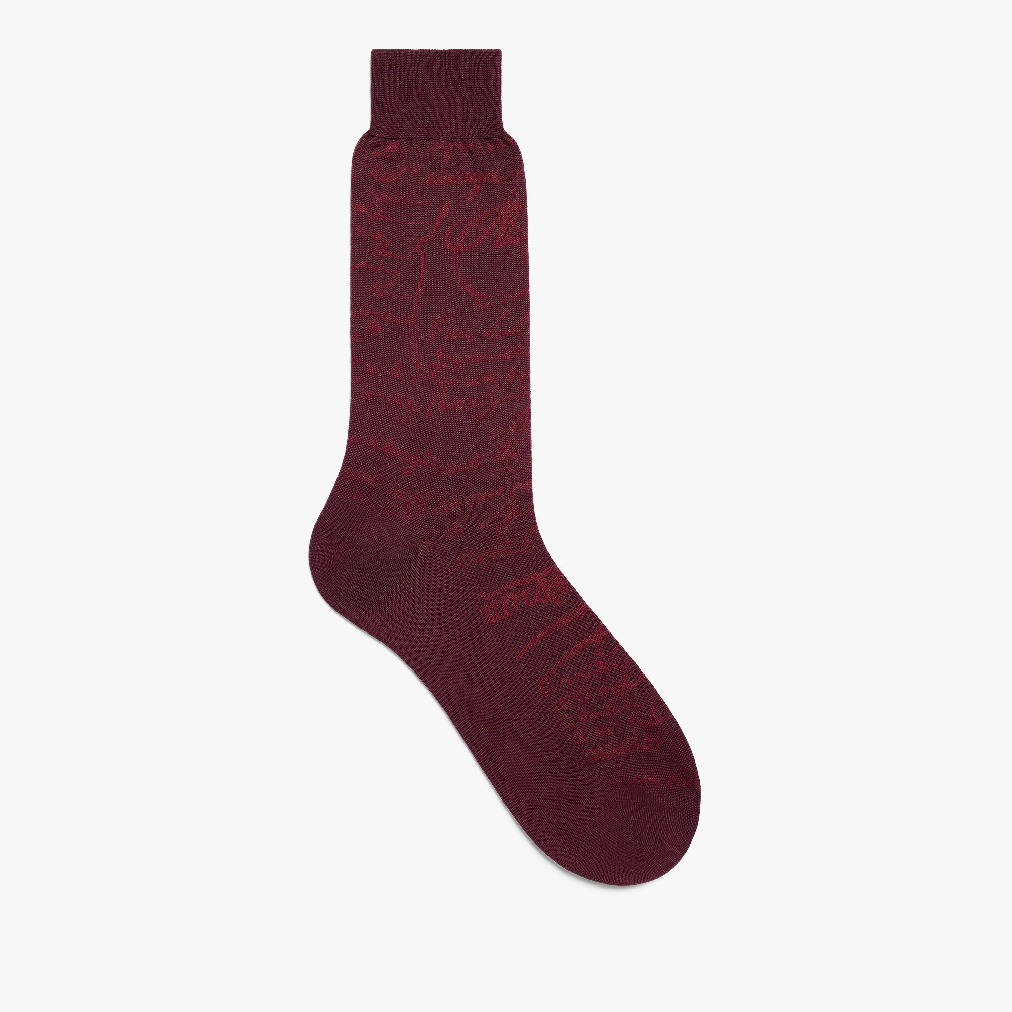 Fast Track Cotton Socks, NERO BORDO, hi-res