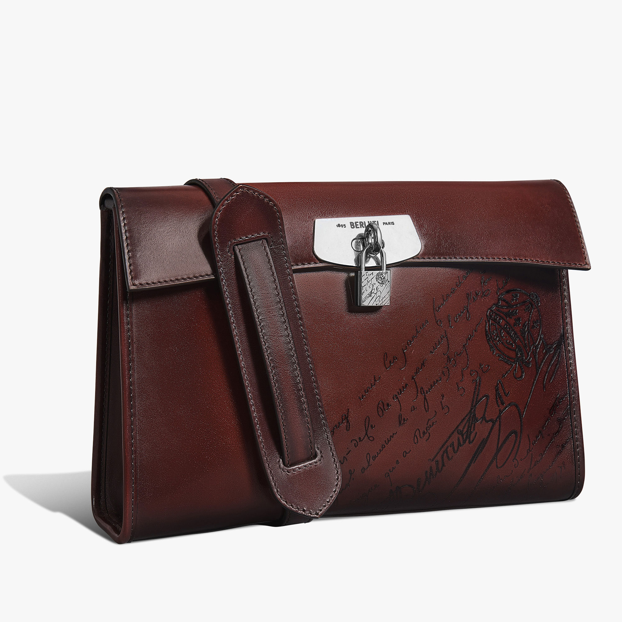 E'Mio Scritto Leather Messenger | Berluti US E'Mio Scritto Leather Messenger | Berluti US