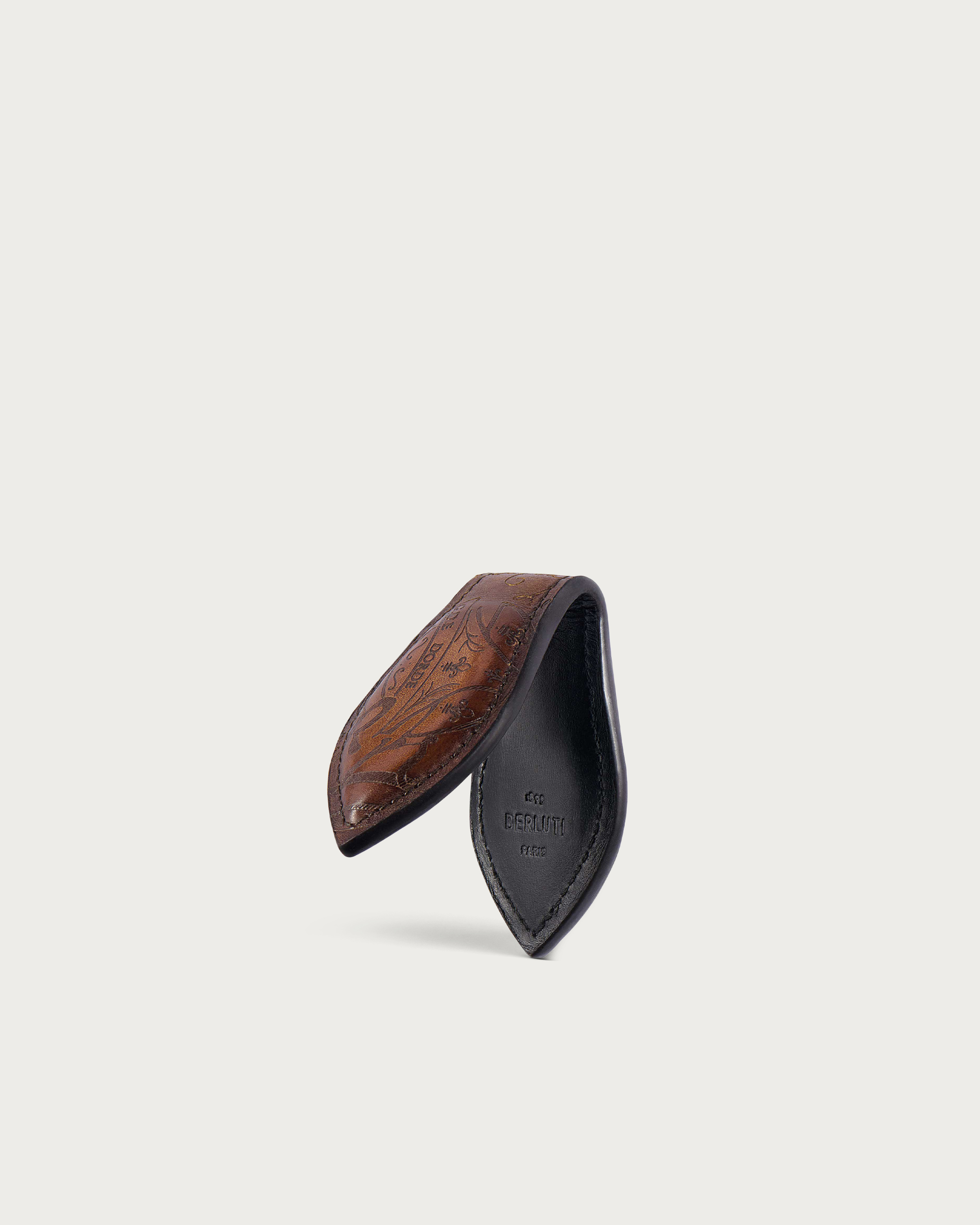 BERLUTI ダークブラウン マネークリップ X293562_money-clip_cacao-