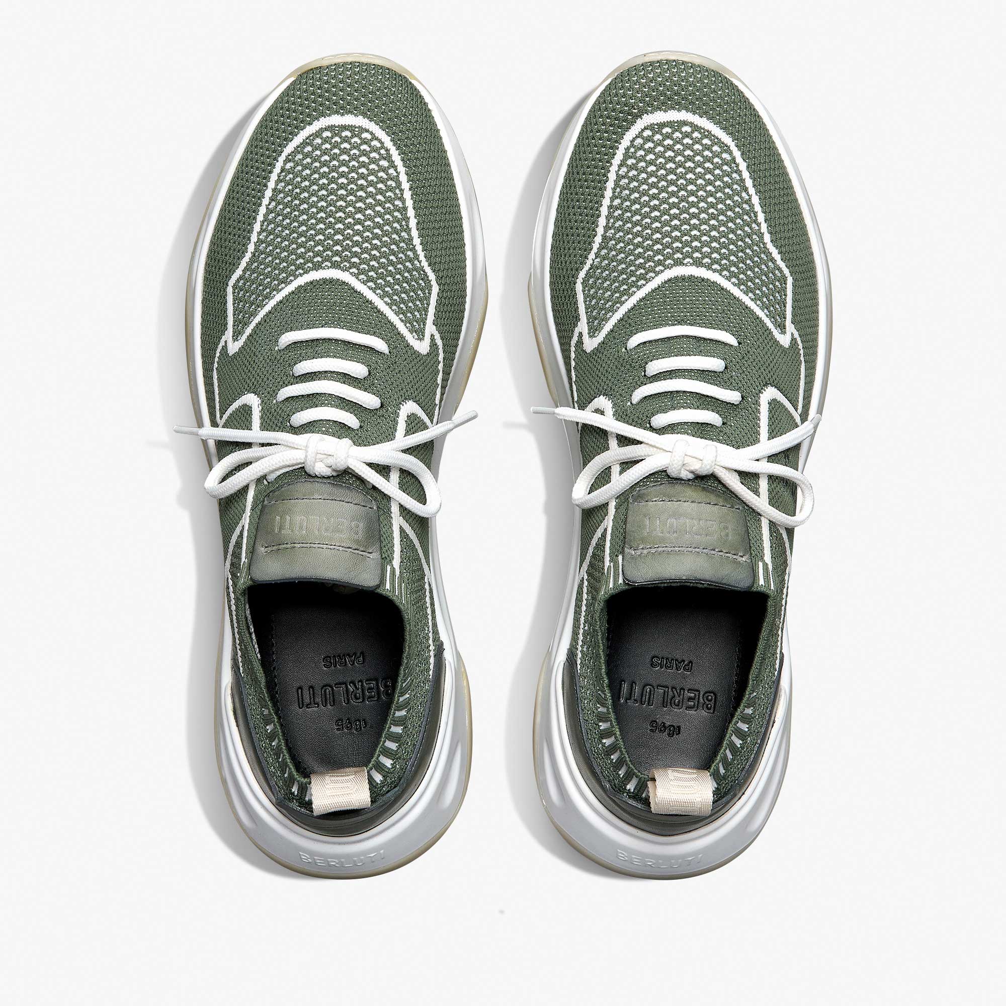 Shadow Knit And Calf Leather Sneaker | Berluti GB