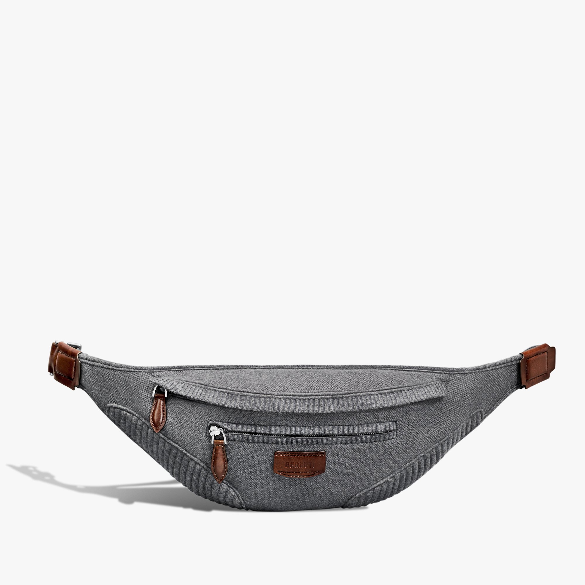 Shadow B5820 Cashmere Bumbag, GREY, hi-res