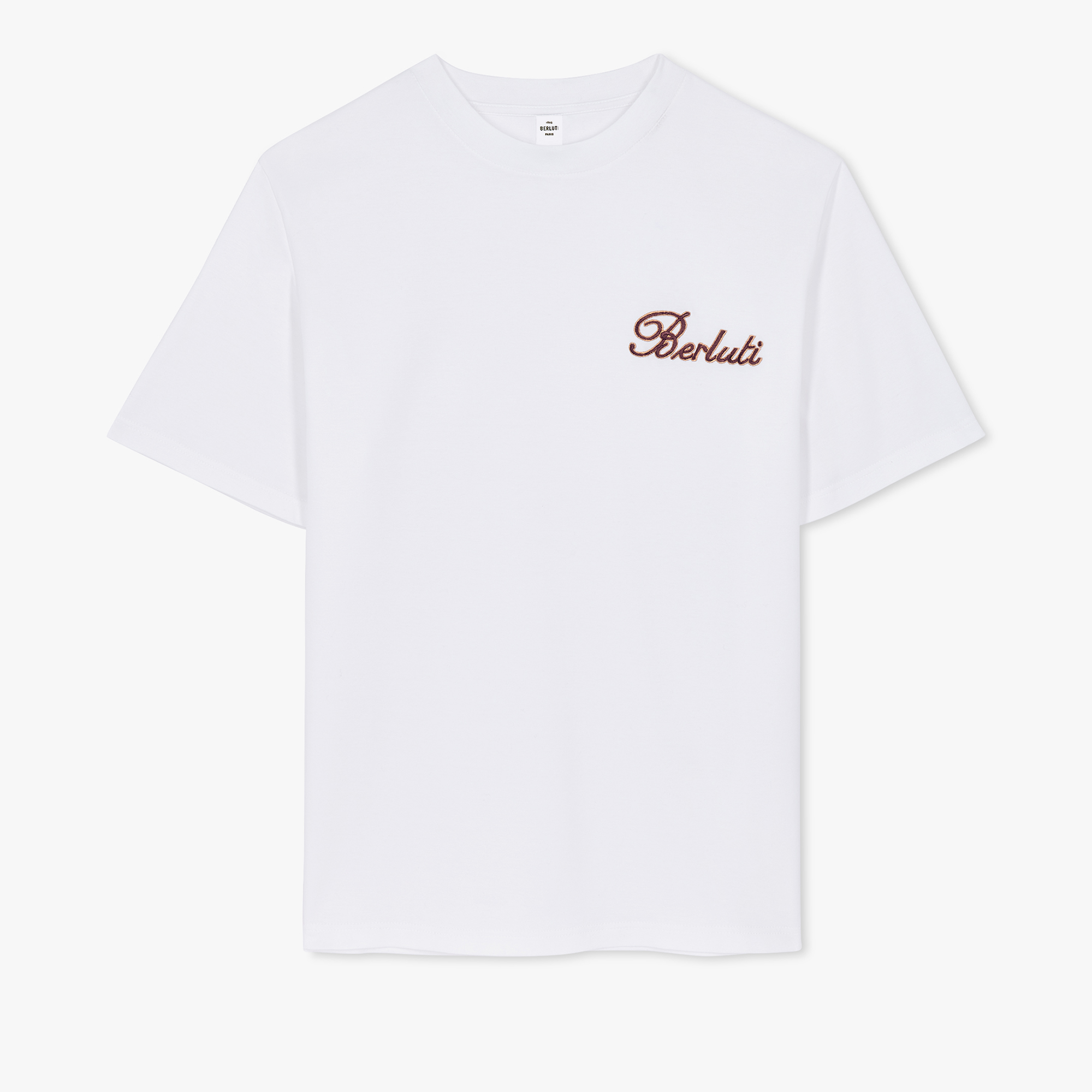 SMALL EMBROIDERED LOGO T-SHIRT | Berluti US SMALL EMBROIDERED LOGO T-SHIRT | Berluti US
