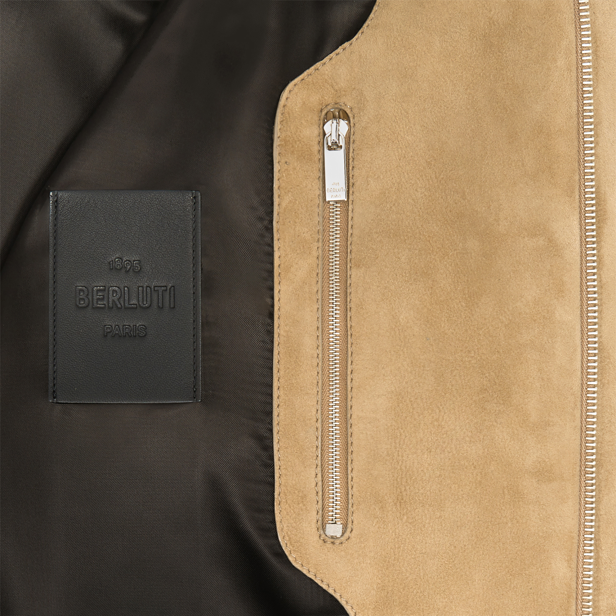 Berluti suede field jacket store