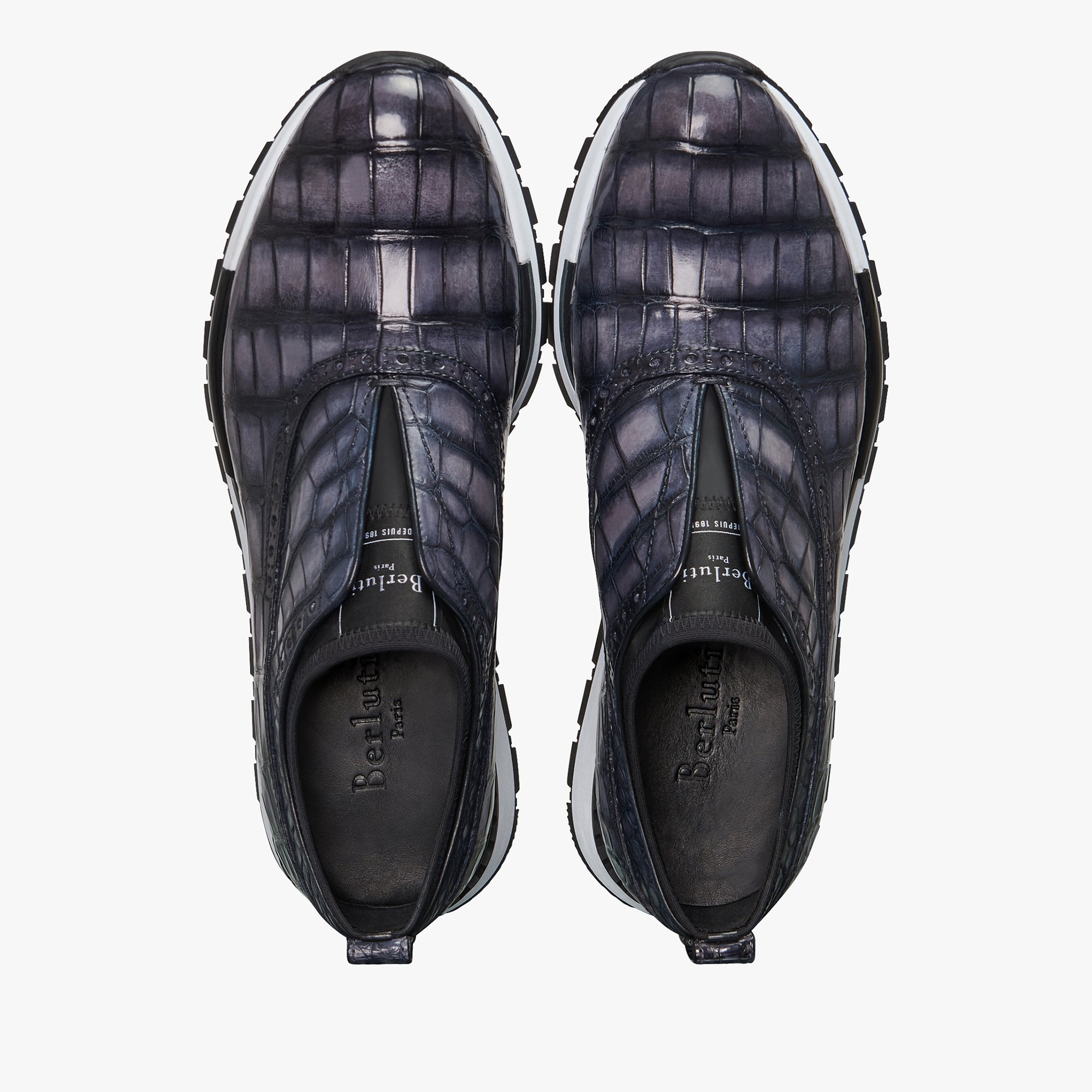 Fast Track Alligator Leather & Neoprene Sneaker