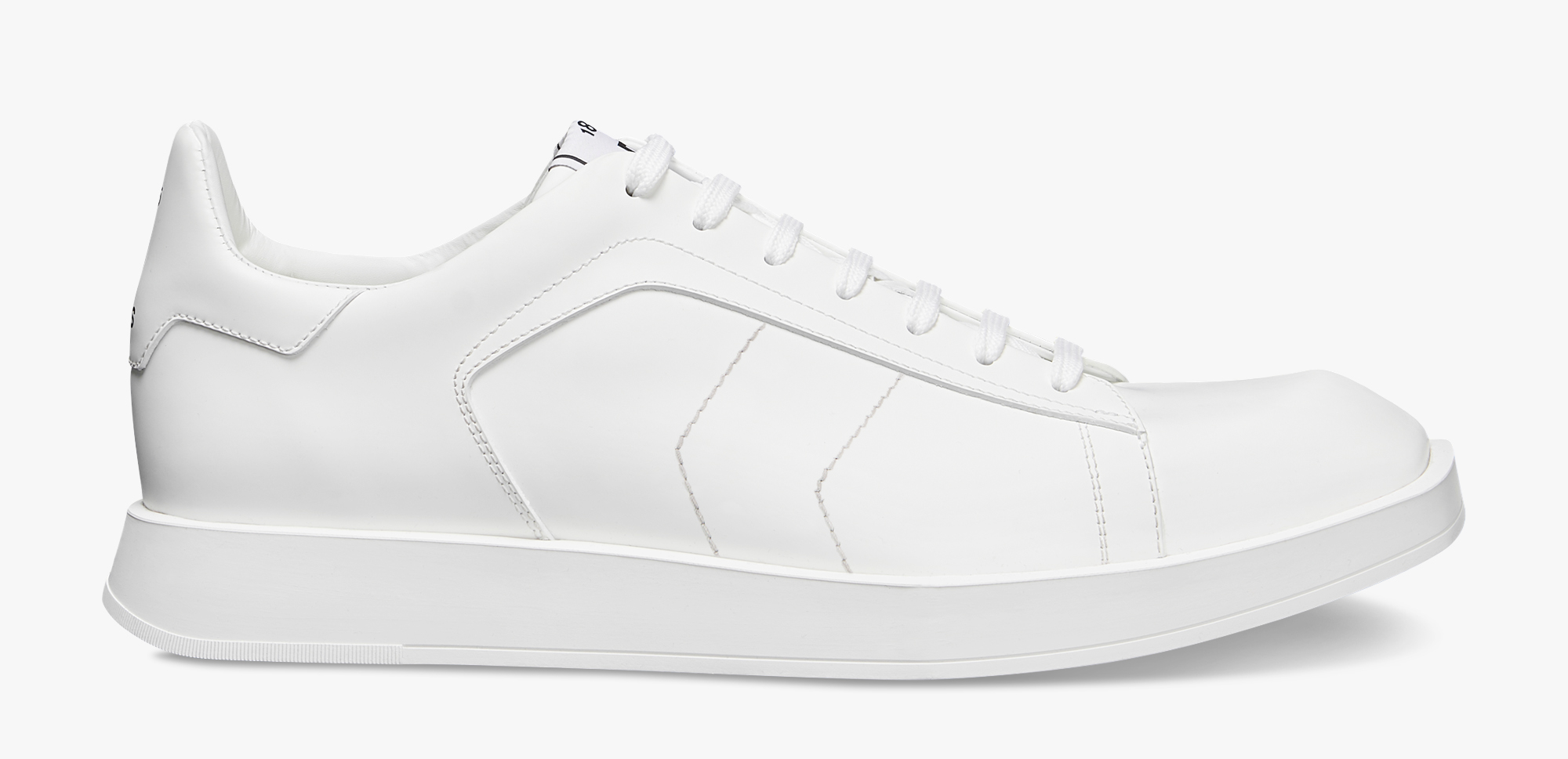 Stellar Leather Sneaker, WHITE, hi-res