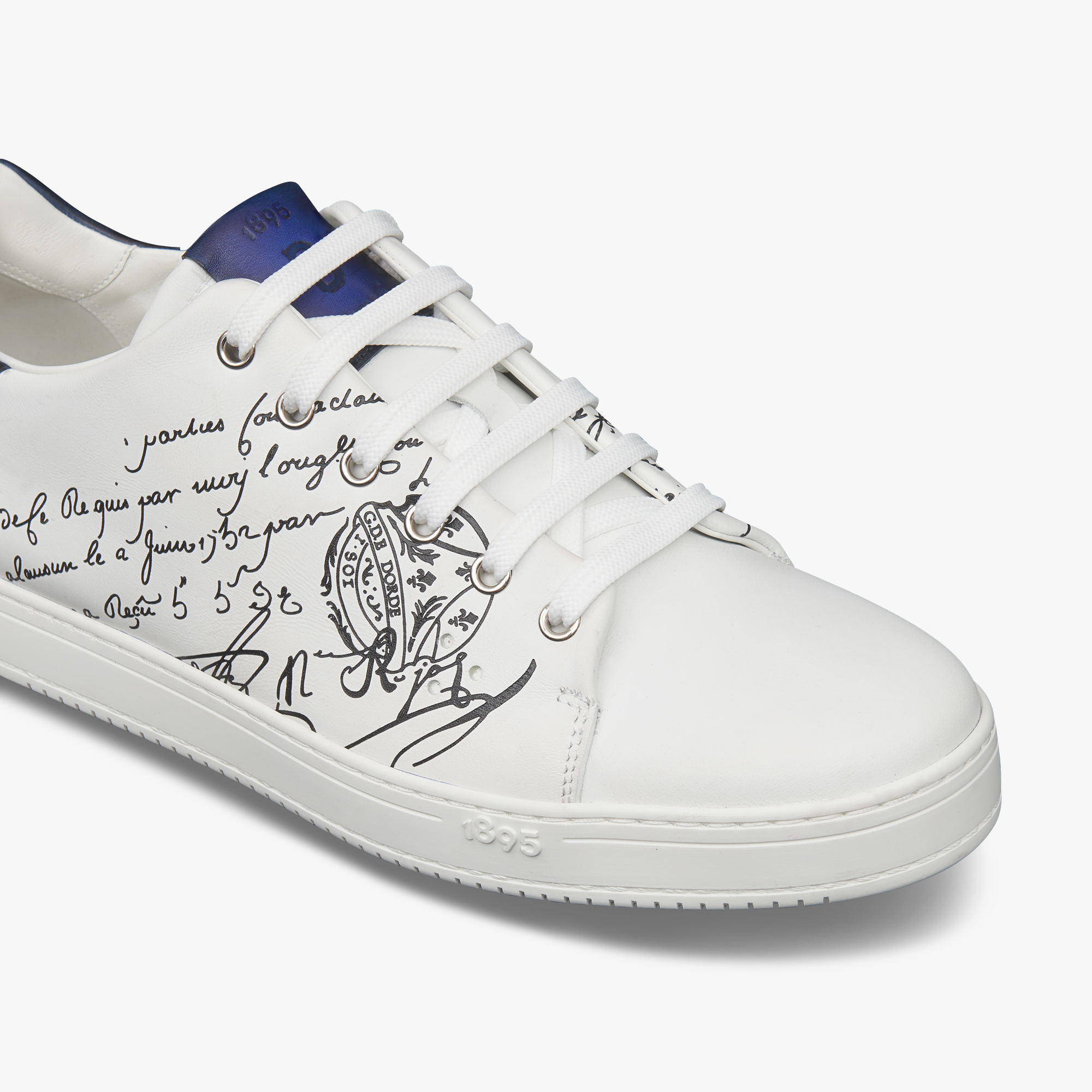 Berluti white top sneakers