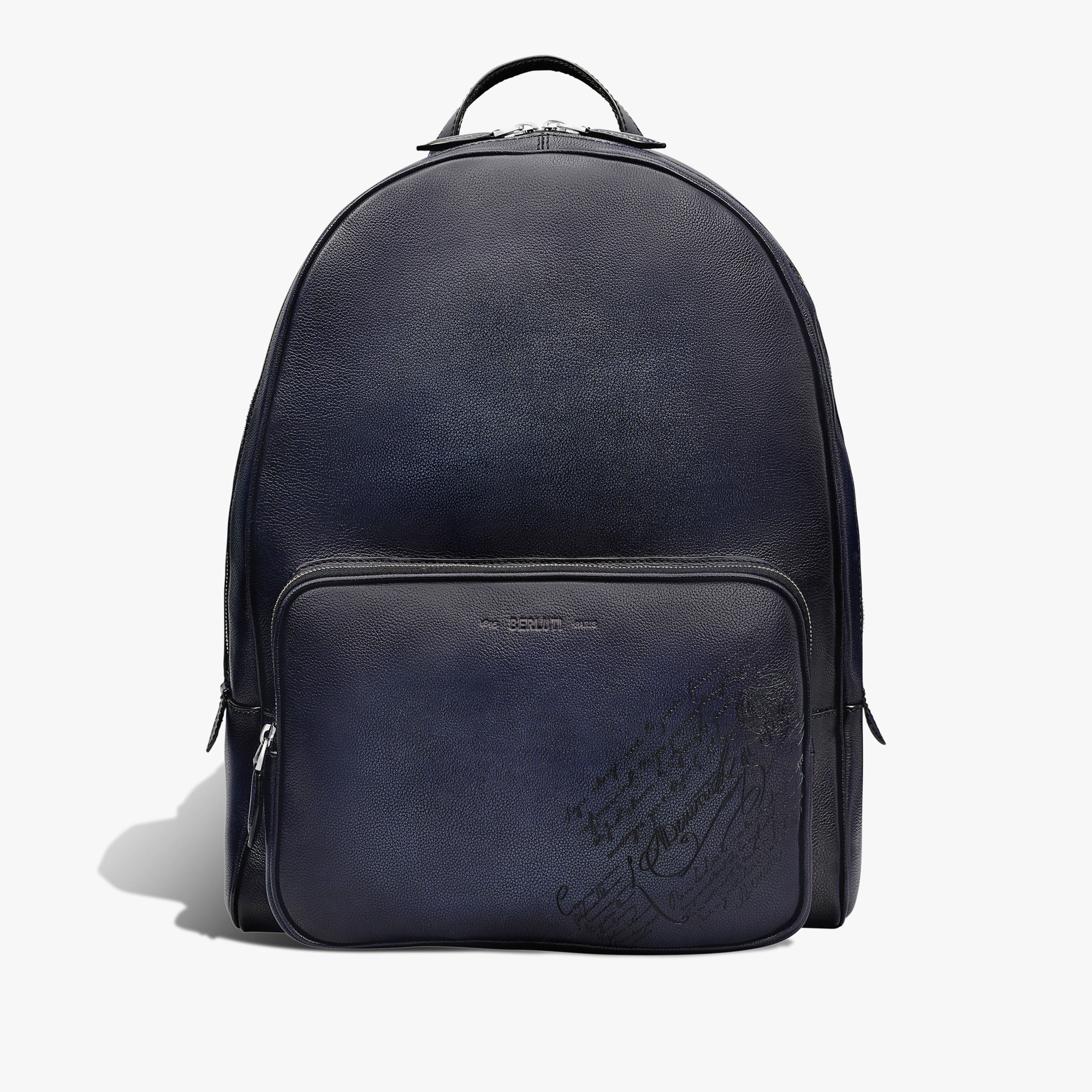 Time Off Scritto Leather Backpack, INDIGO DENIM, hi-res