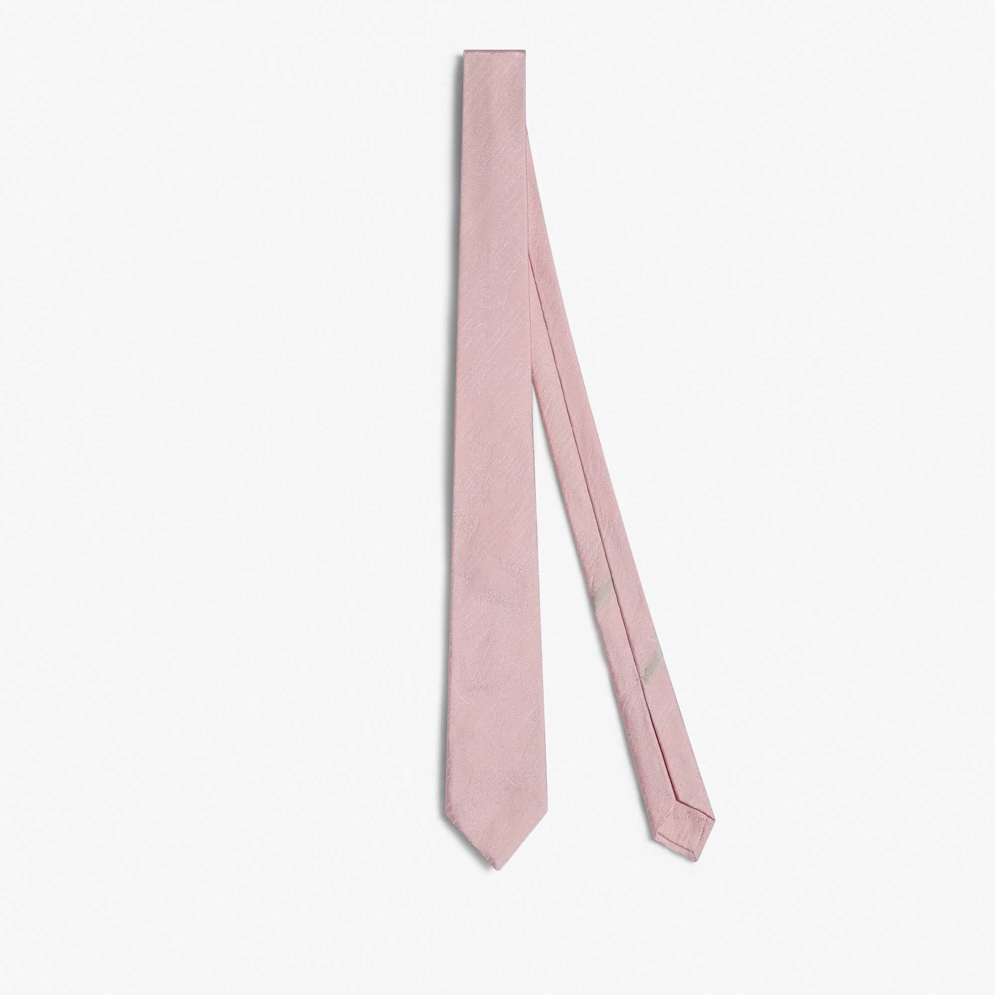 Classic Scritto Tie, PALE PINK, hi-res