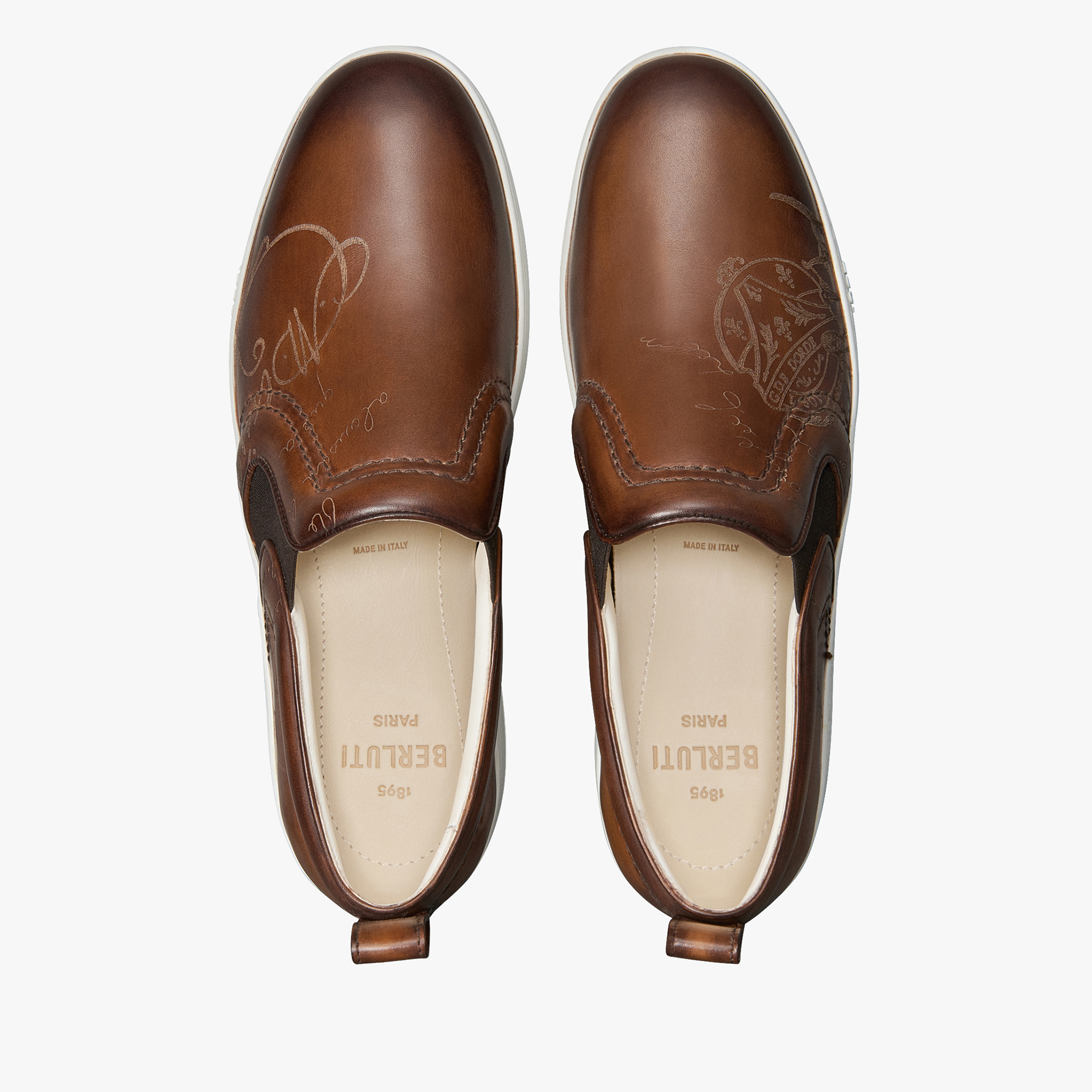 Playtime Scritto Leather Slip On Berluti DE