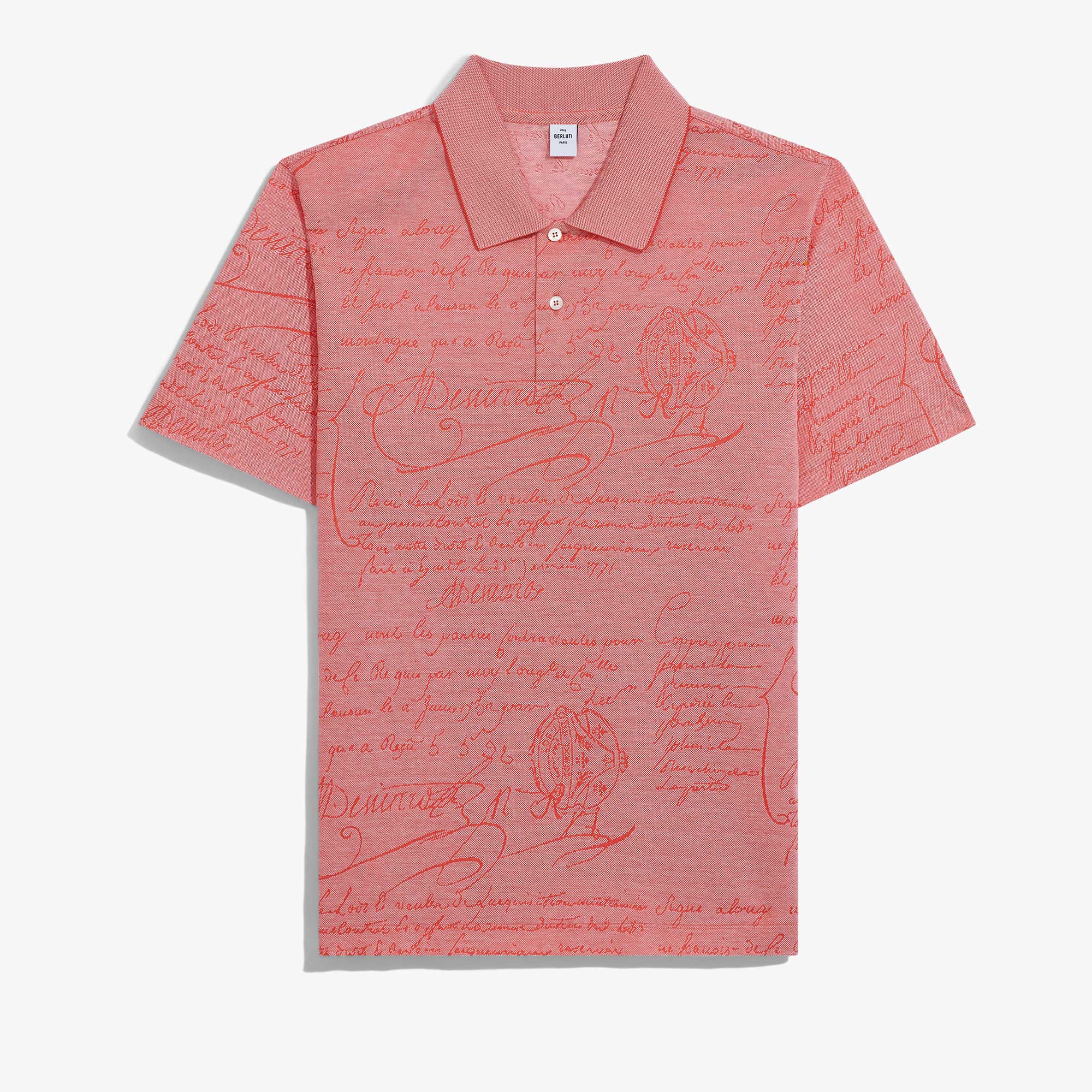 Scritto Pique Polo, LIGHT CORAL, hi-res